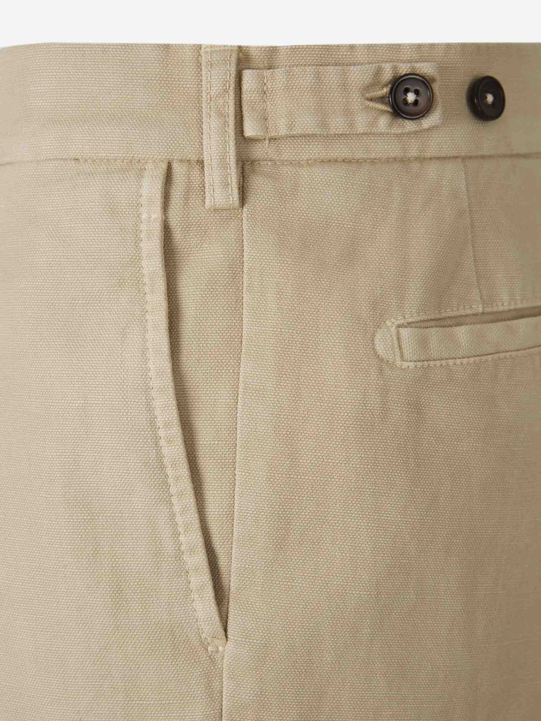 Outlet online Santa Eulalia Hombre Bermudas Rectas Lino color Beige sku 523-001135 01 - Foto 3