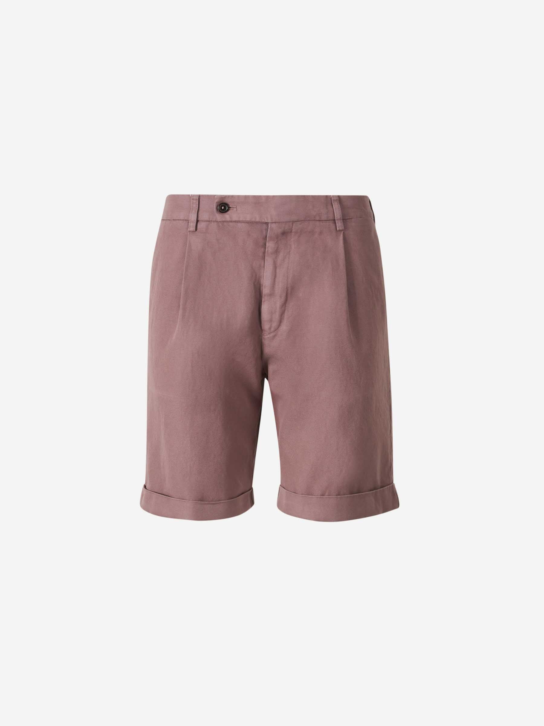 Outlet online Santa Eulalia Hombre Bermudas Rectas Lino color Rosa Envejecido sku 523-001135 02 - Foto 1