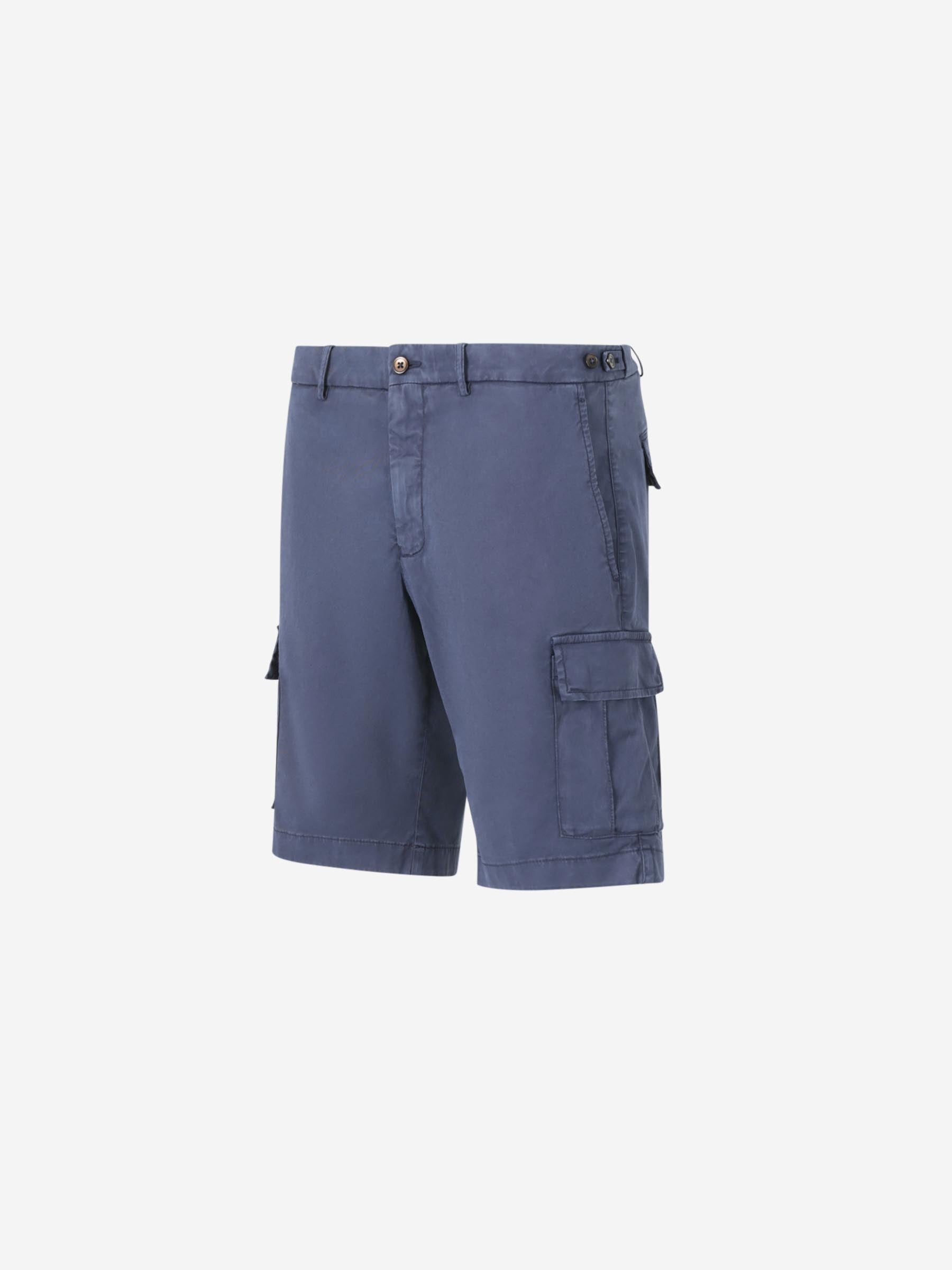 Outlet online Santa Eulalia Hombre Bermudas Cargo Rectas color Azul Marino sku 523-001137 04 - Foto 4