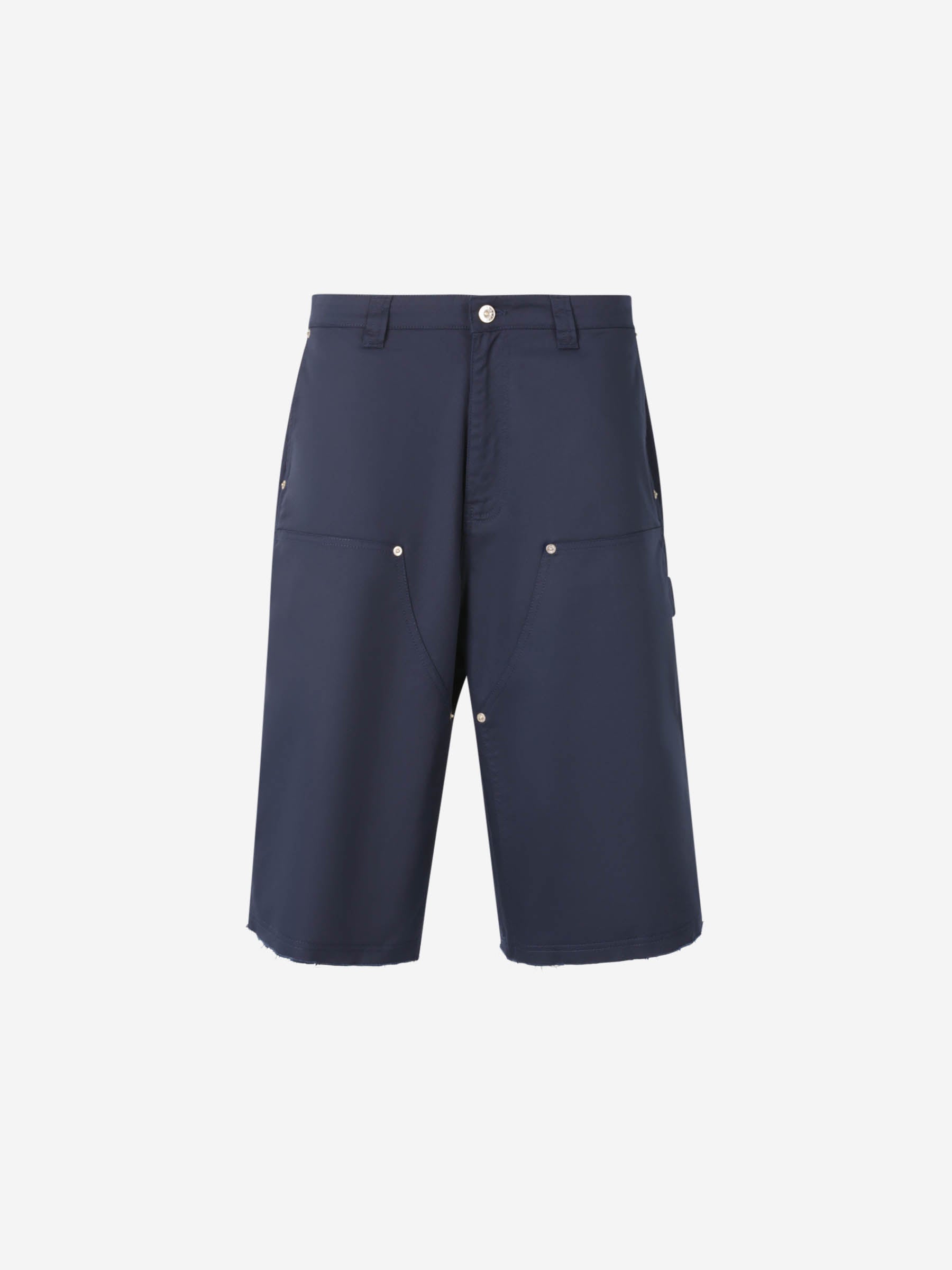 Wales Bonner Hombre Barcelona Bermudas Algodón Kingston color Azul Marino sku 523-001138 01 - Foto 1