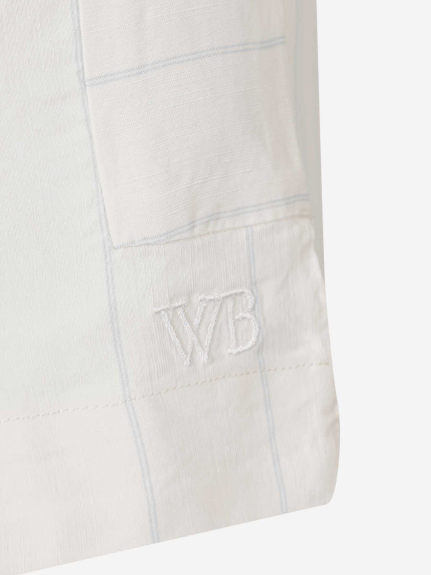 Wales Bonner Hombre Barcelona Bermudas Rayas Lino color Beige sku 523-001140 01 - Foto 4