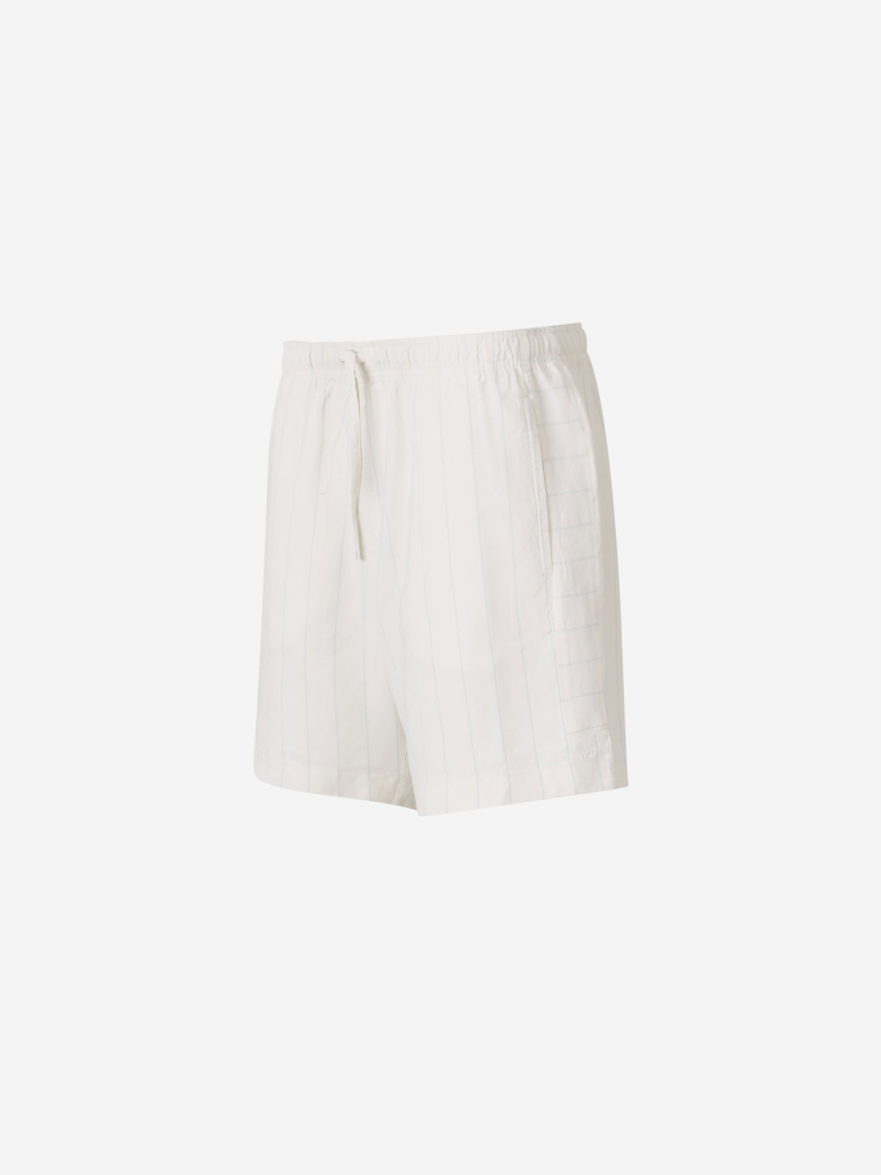 Wales Bonner Hombre Barcelona Bermudas Rayas Lino color Beige sku 523-001140 01 - Foto 5