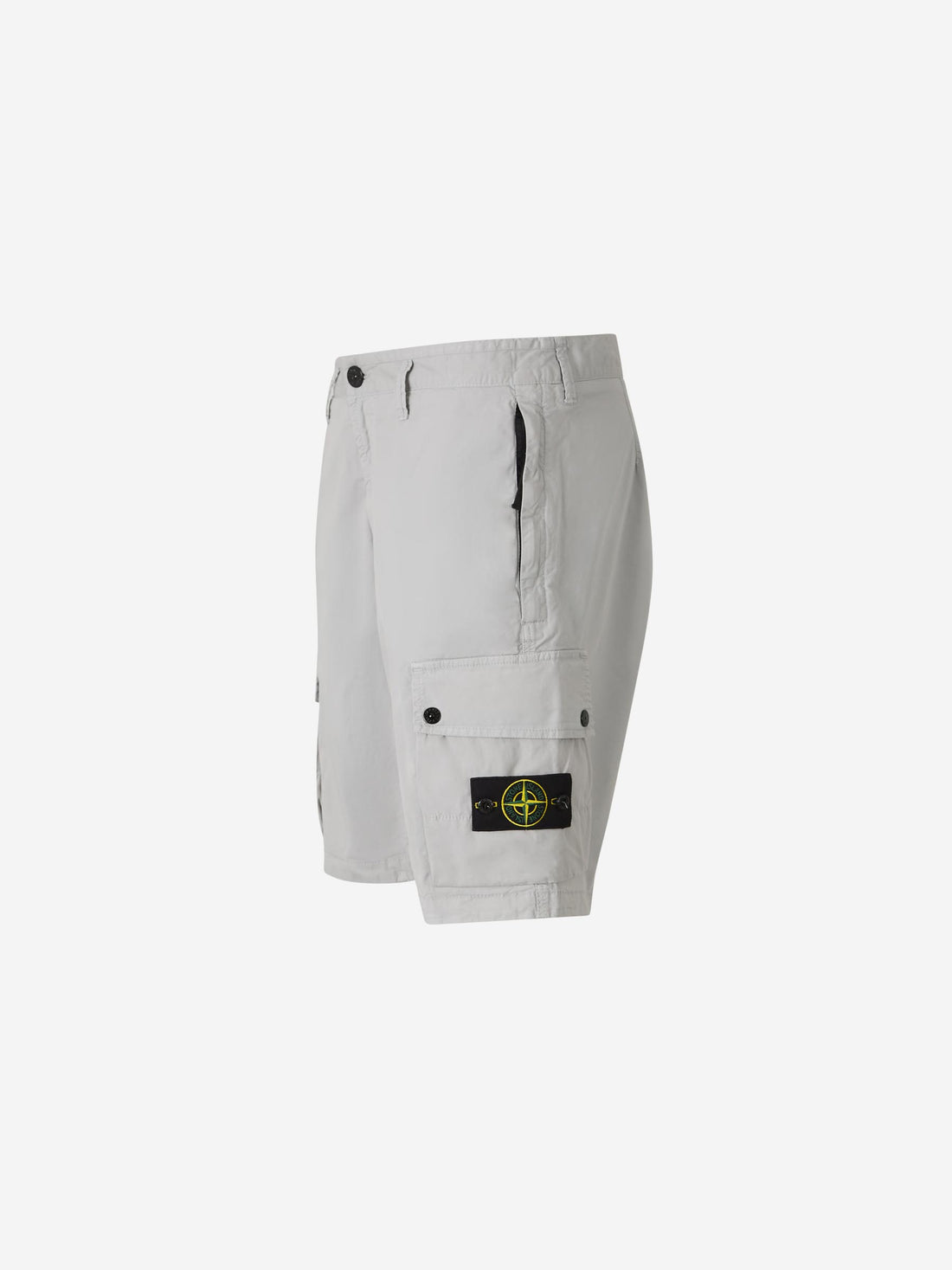 Stone Island Hombre Barcelona Bermuda Cargo Sarga color Gris Claro sku 523-001148 02 - Foto 2
