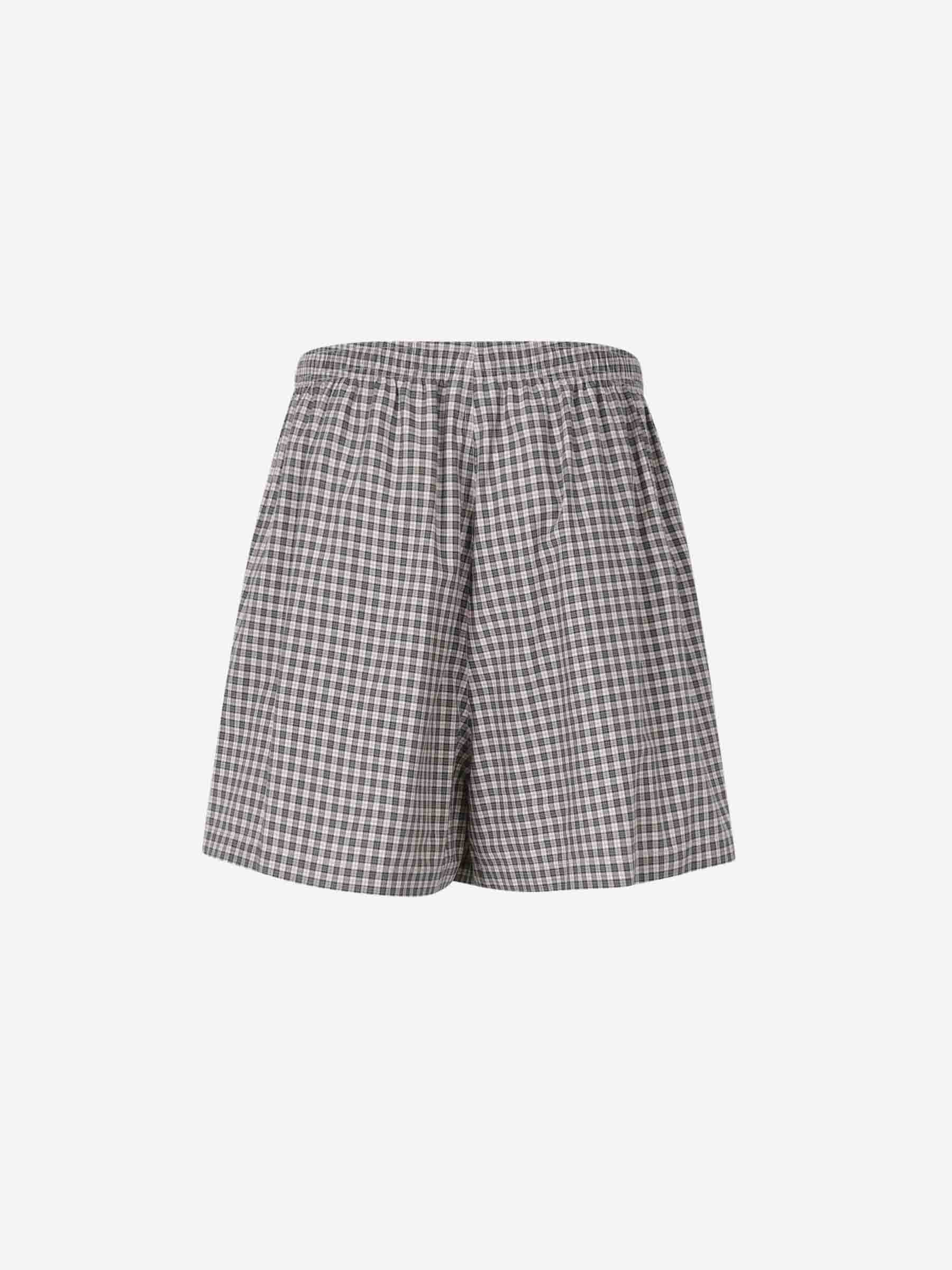 Outlet online Balenciaga Hombre Bermudas Cuadros Algodón color Beige sku 523-001167 01 - Foto 2