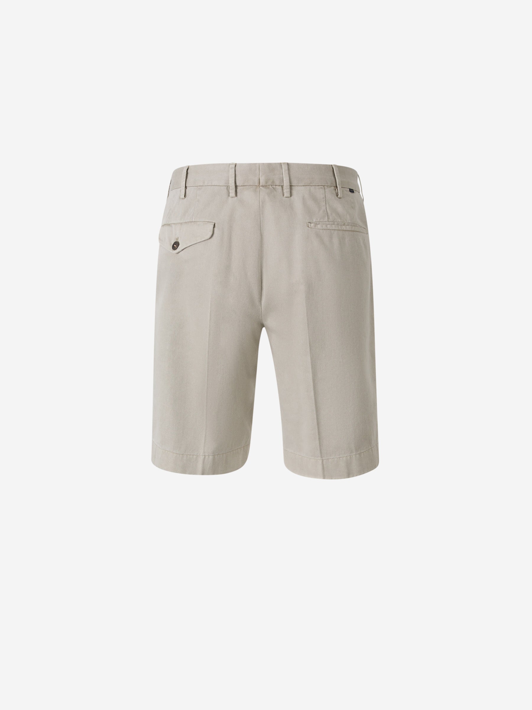 Outlet online Incotex Hombre Bermudas Slim Algodón color Taupe sku 523-001172 03 - Foto 2