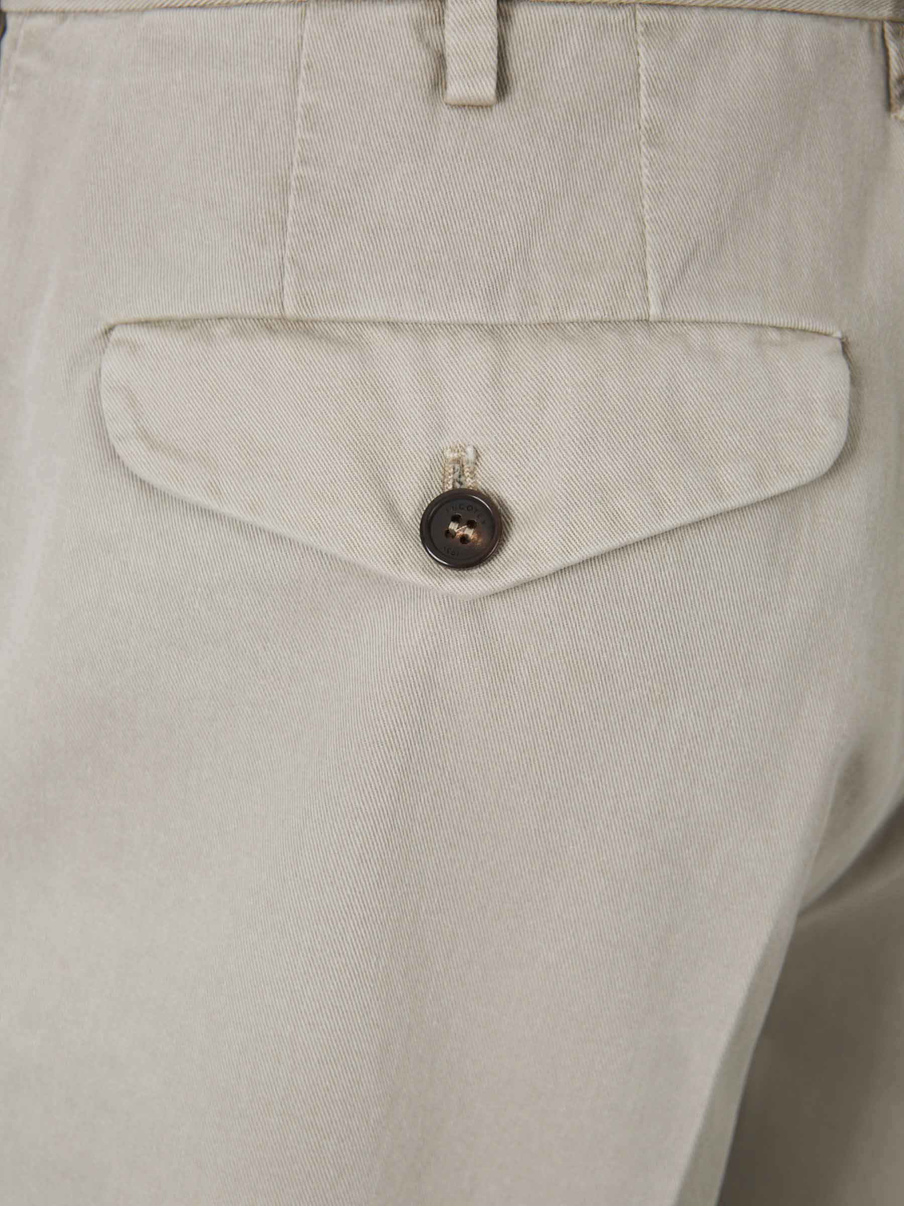 Outlet online Incotex Hombre Bermudas Slim Algodón color Taupe sku 523-001172 03 - Foto 5