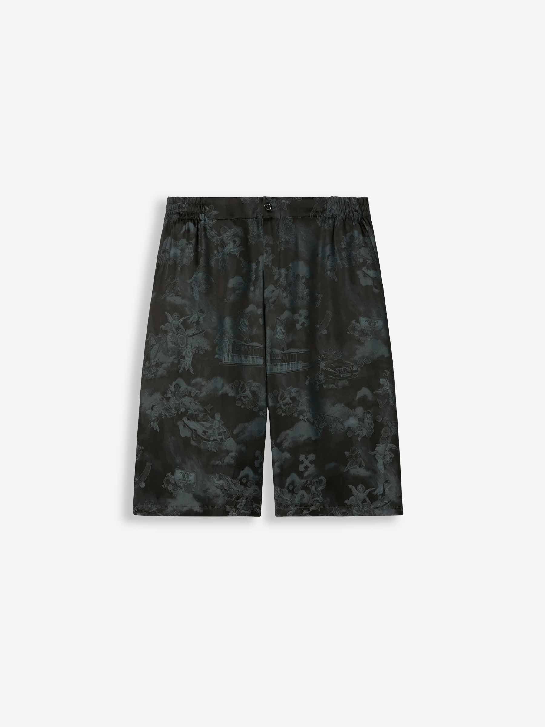 Outlet online Off-White Hombre Bermudas Bolos Jacquard color Negro sku 523-001178 02 - Foto 1