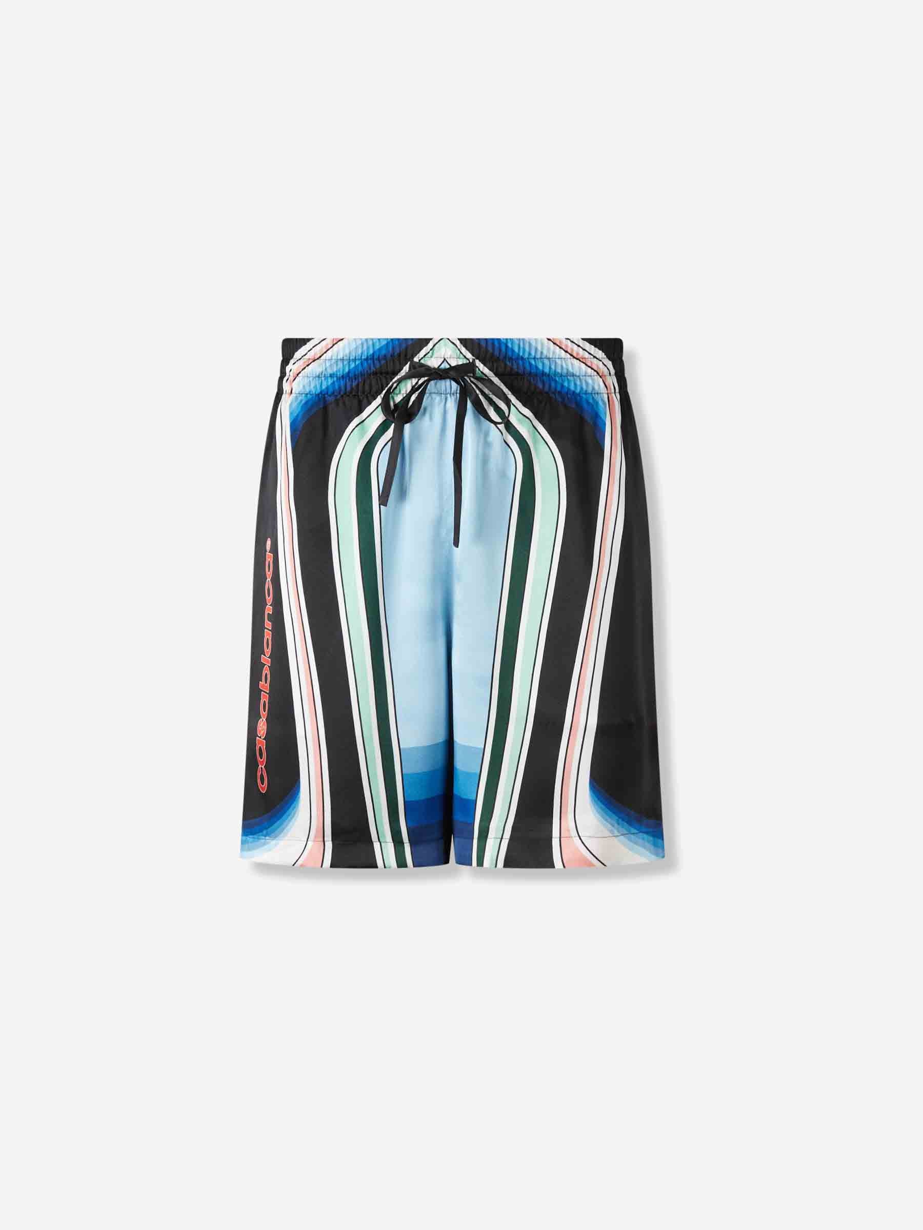 Outlet online Casablanca Hombre Bermudas Seda Estampado color Multicolor sku 523-001194 01 - Foto 1