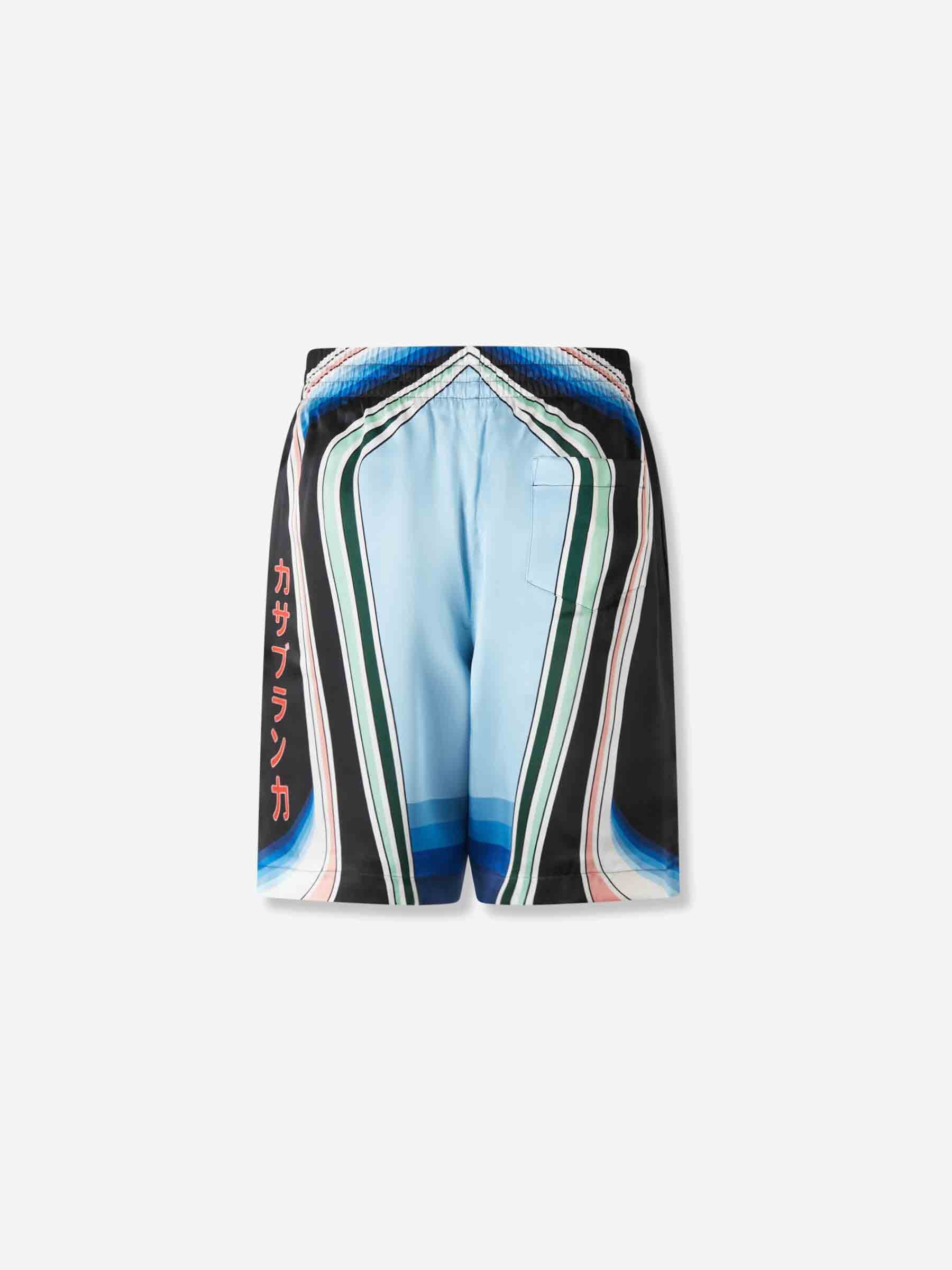 Outlet online Casablanca Hombre Bermudas Seda Estampado color Multicolor sku 523-001194 01 - Foto 3