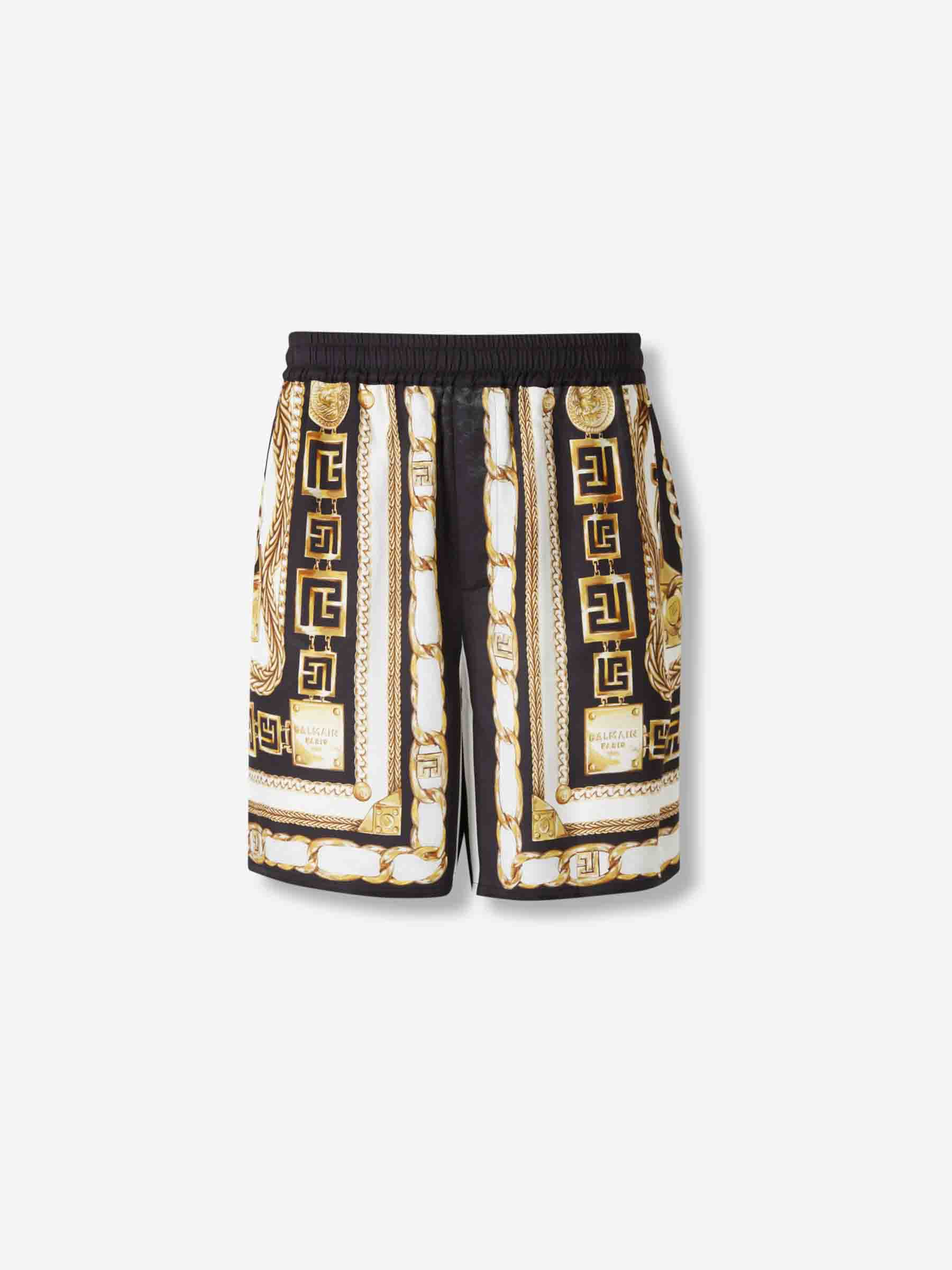 Outlet online Balmain Hombre Bermudas Estampadas color Dorado sku 523-001207 01 - Foto 1