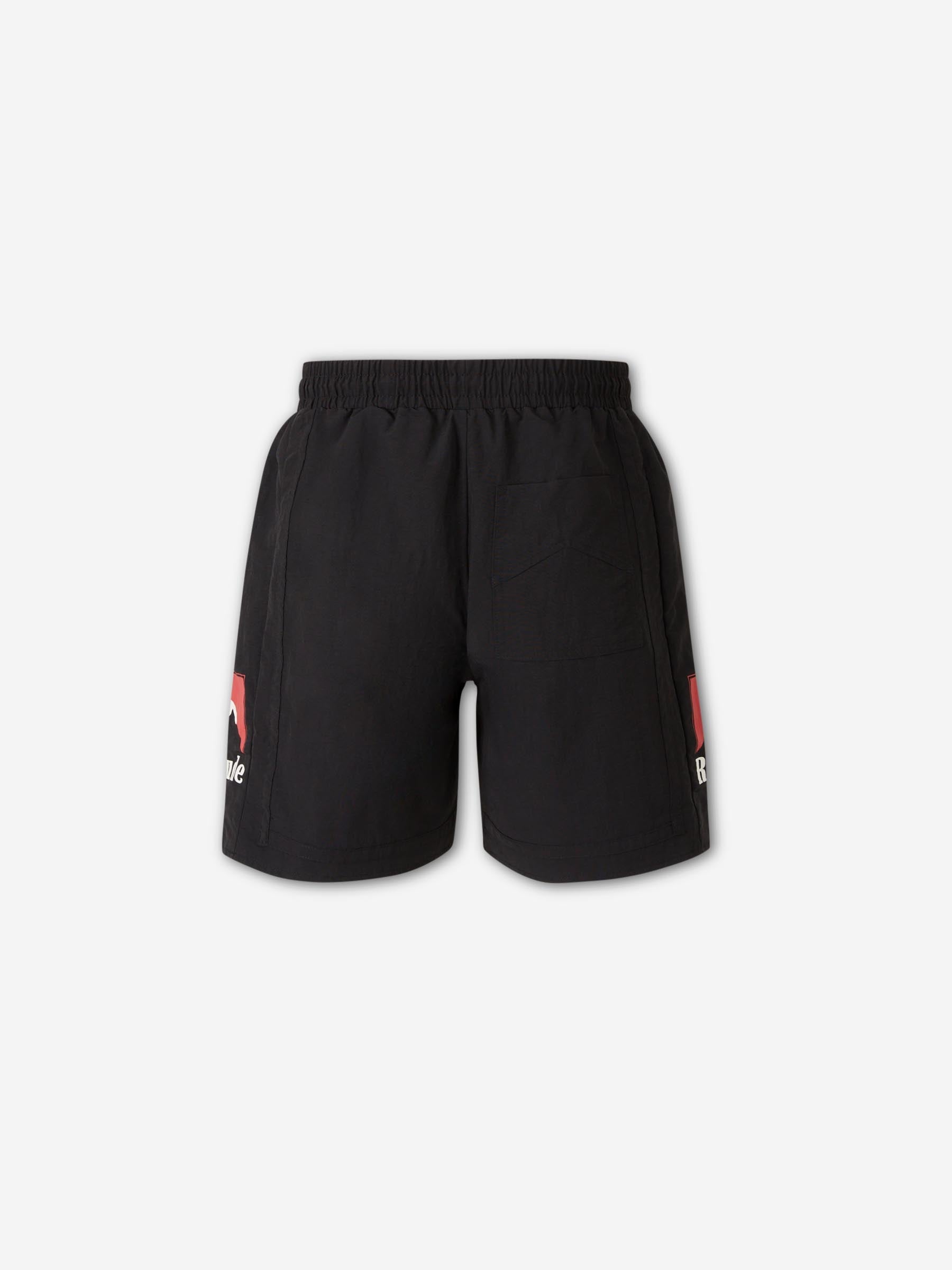 Outlet online Rhude Hombre Bermudas Nylon Logo color Negro sku 523-001231 01 - Foto 3