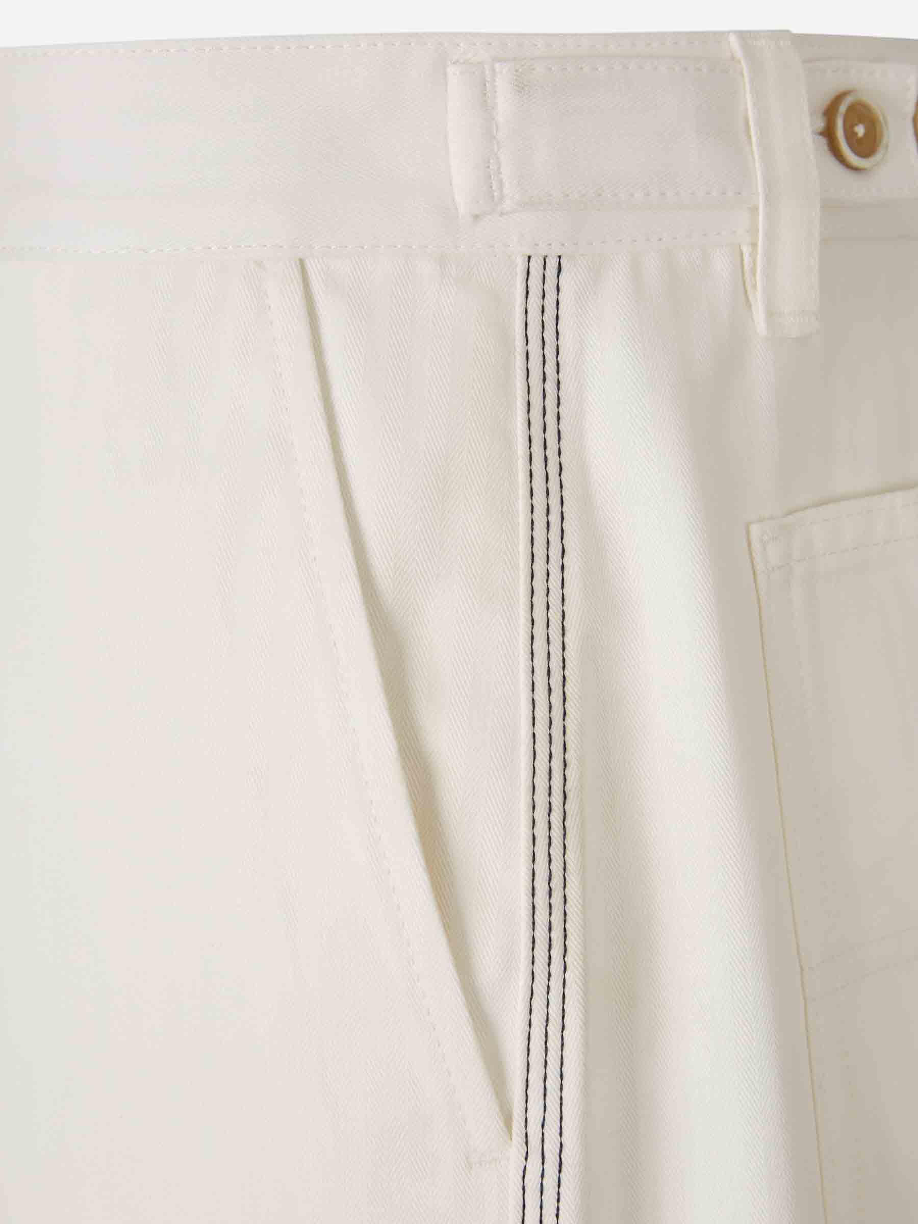 Outlet online Givenchy Hombre Bermudas Cargo Algodón color Blanco sku 523-001237 01 - Foto 4