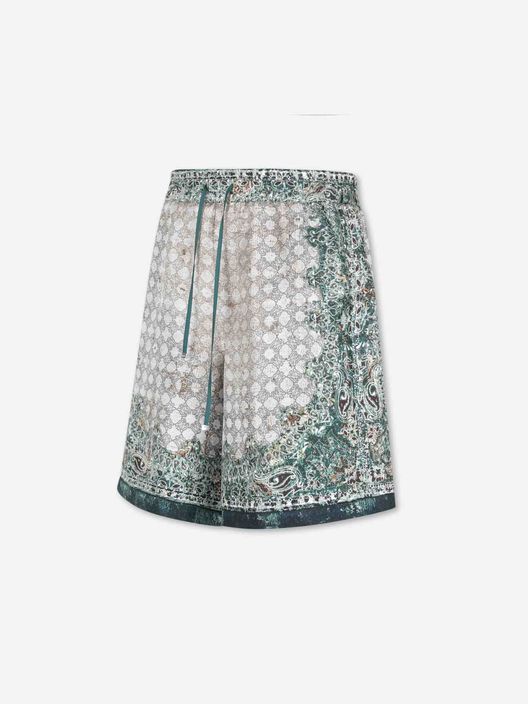 Amiri Hombre Barcelona Bermudas Casual Estampadas color Verde sku 523-001267 01 - Foto 4