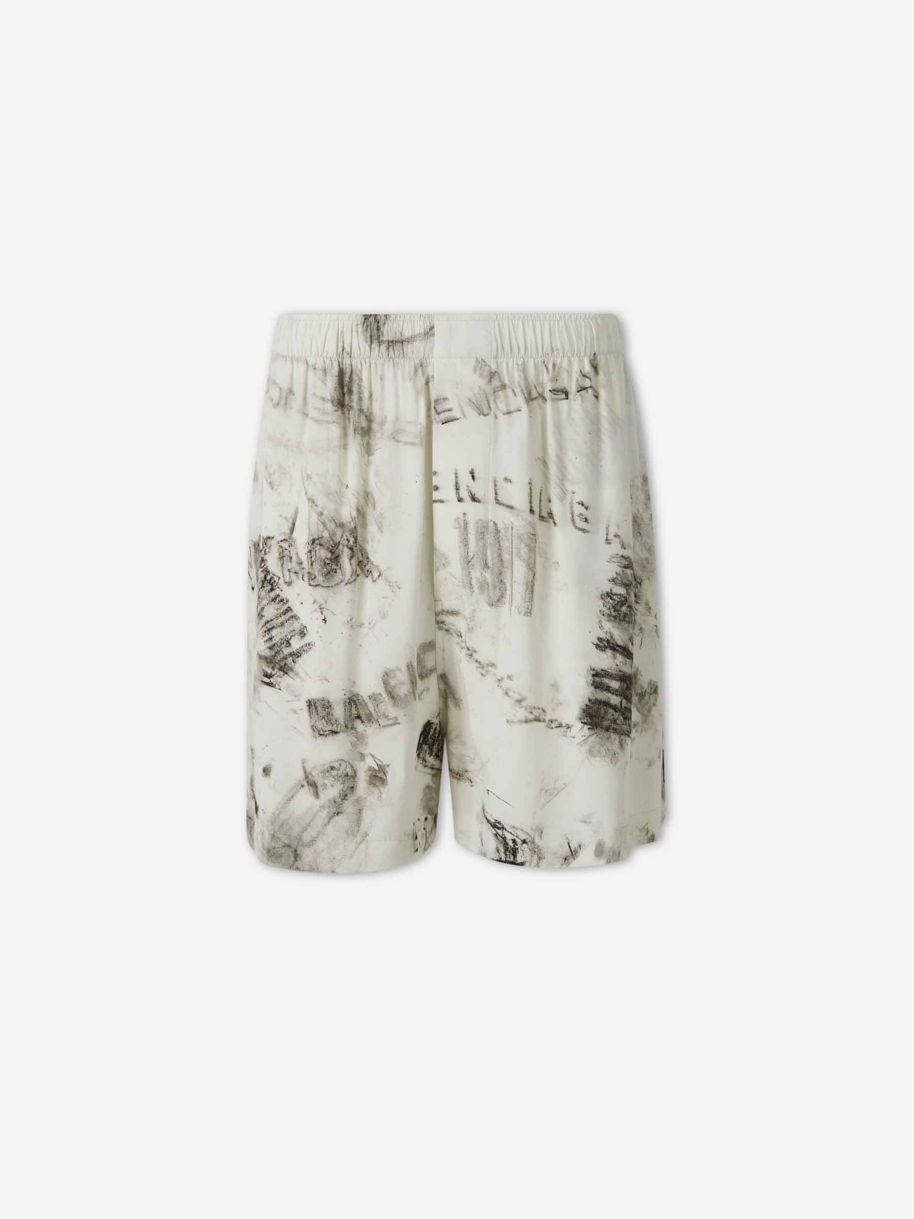 Balenciaga Hombre Barcelona Bermudas Anchos Graphite color Gris sku 523-001286 01 - Foto 1