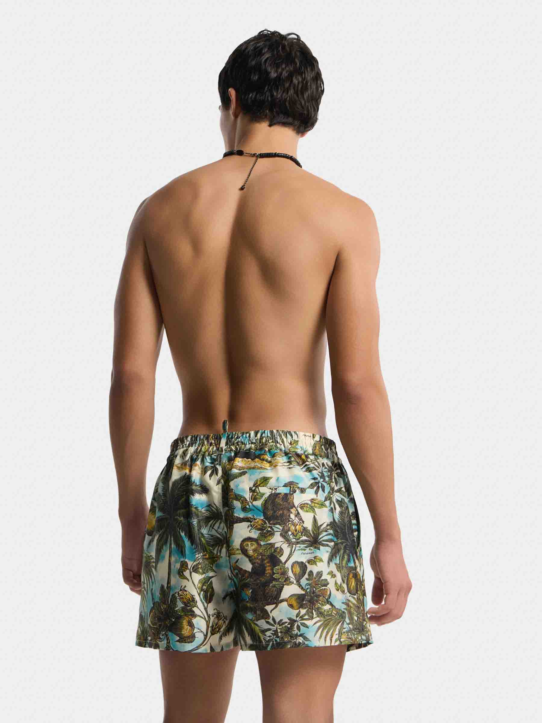 Outlet online Dsquared2 Hombre Bermudas Monkey Print color Multicolor sku 523-001320 01 - Foto 3