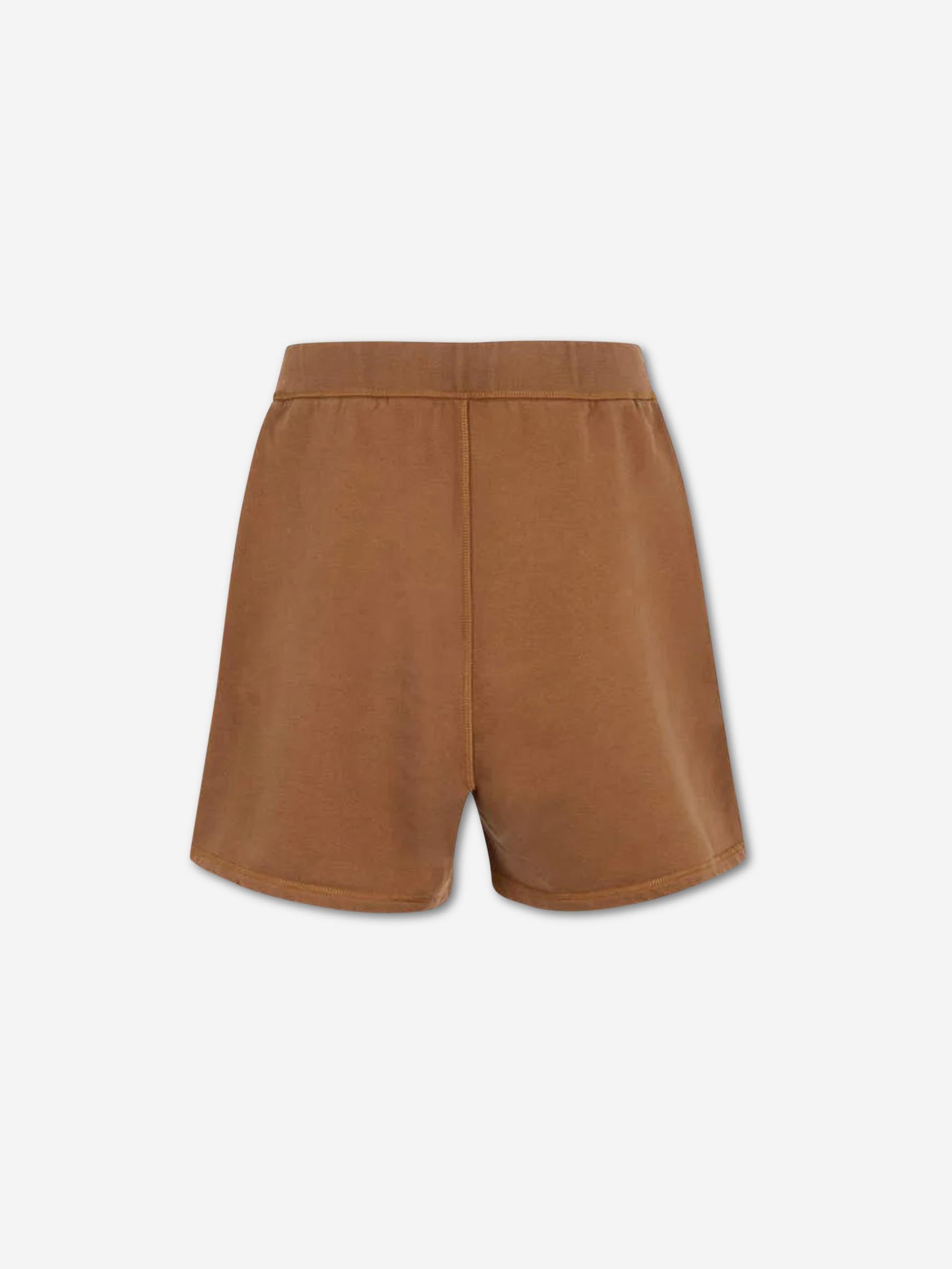 Outlet online Dsquared2 Hombre Bermudas Logo Algodón color Marrón sku 523-001323 01 - Foto 3