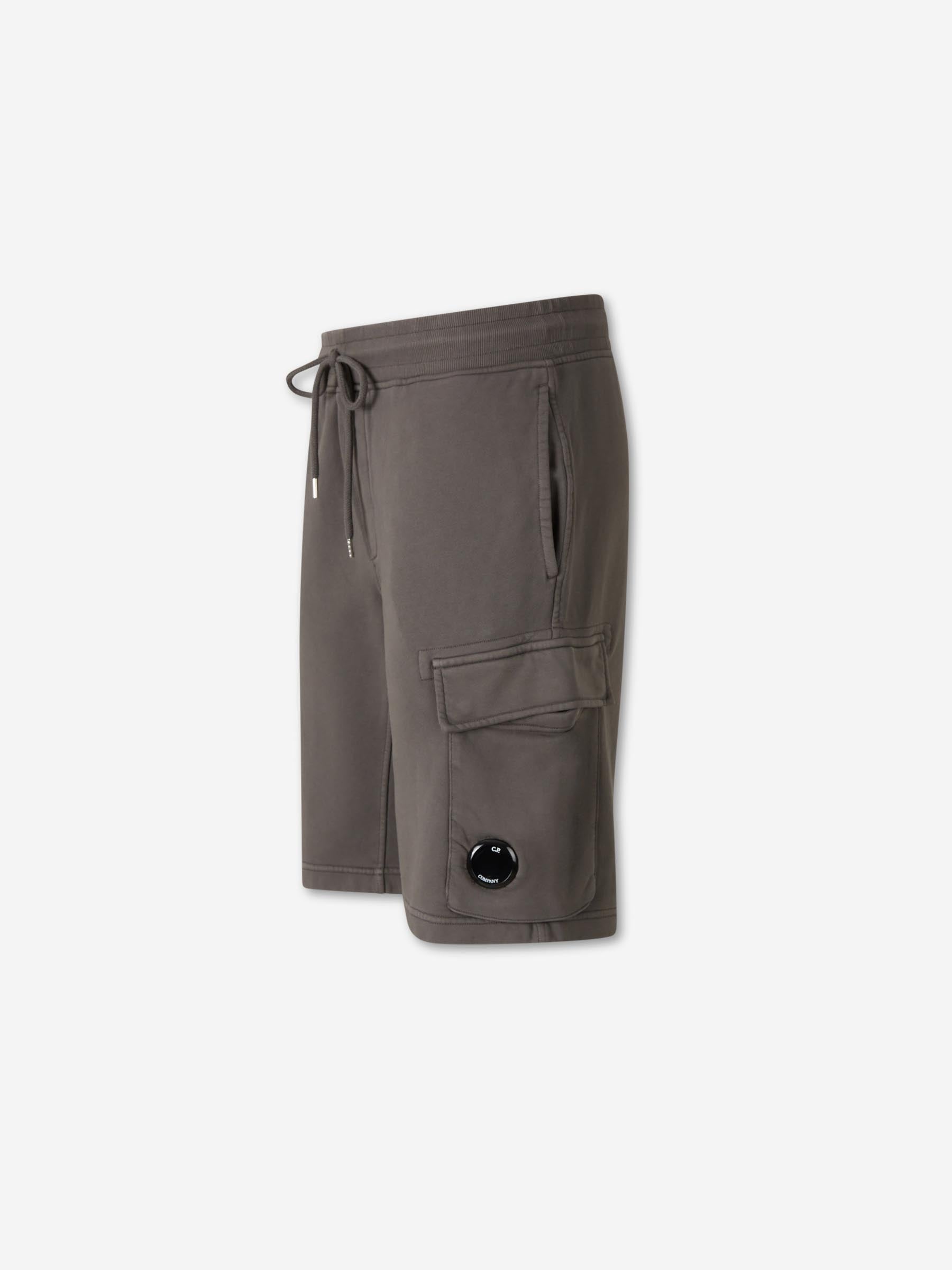 C.P. Company Hombre Barcelona Bermudas Felpa Cargo color Gris Oscuro sku 523-001353 01 - Foto 2