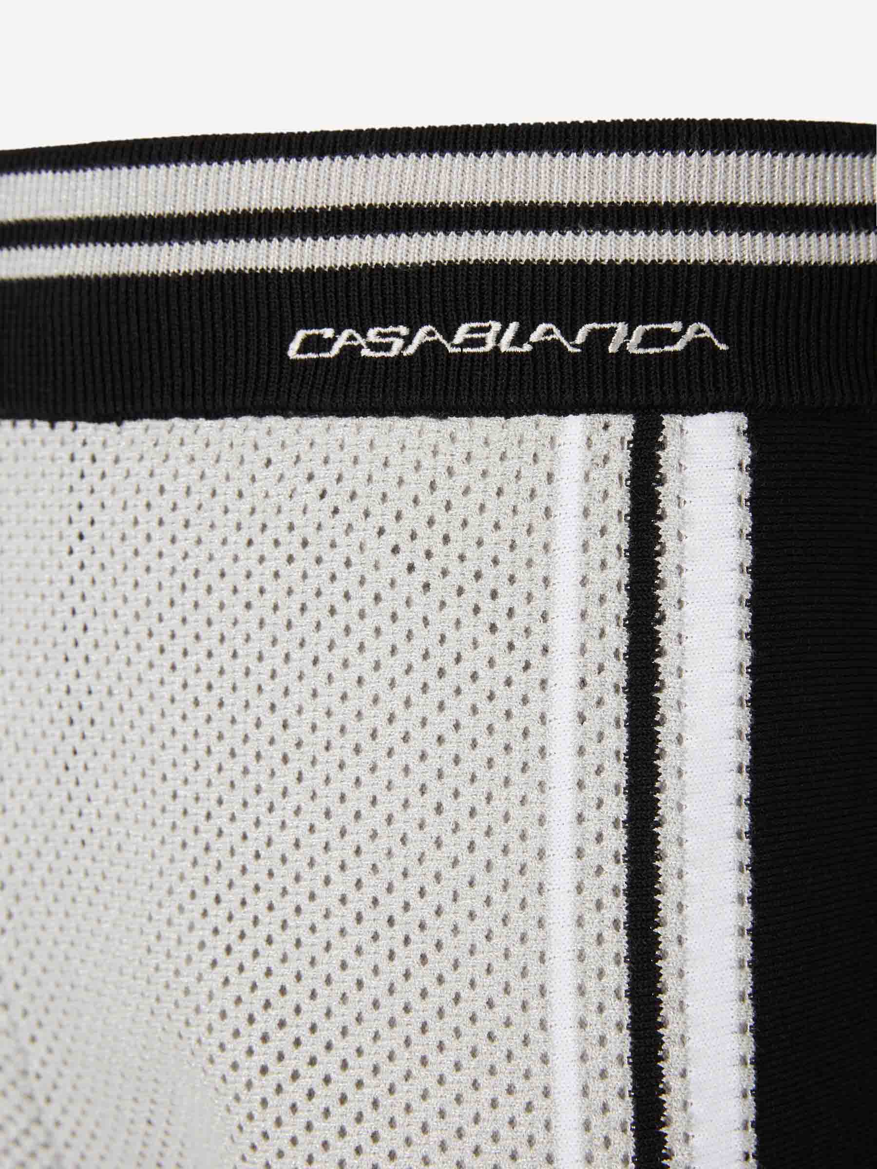 Casablanca Hombre Barcelona Bermudas Algodón Mesh color Blanco Y Negro sku 523-001361 01 - Foto 4