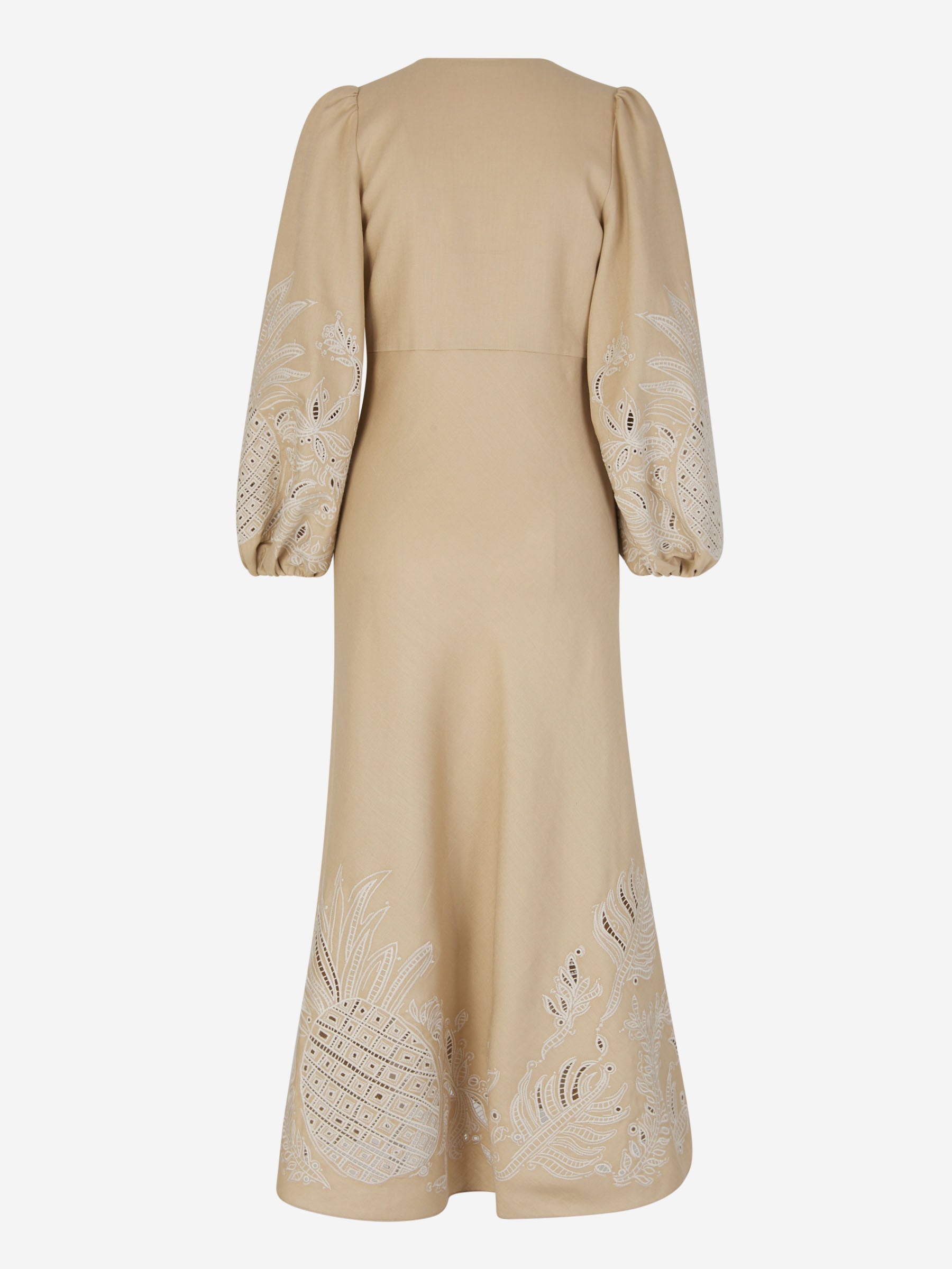 Outlet online Dorothee Schumacher Mujer Vestido Midi Lino Texturizado color Beis sku 721-000227 01 - Foto 3