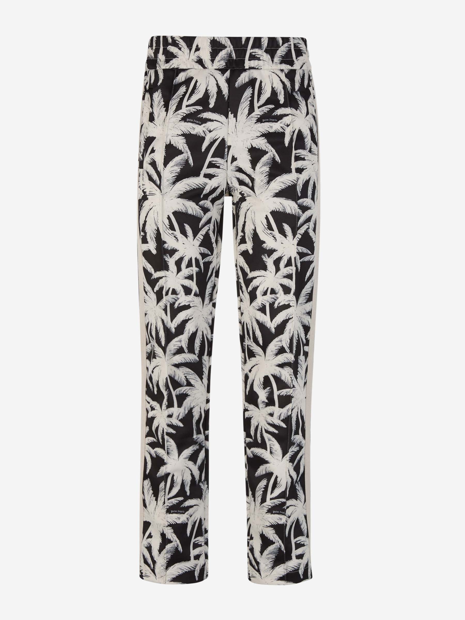 Outlet online Palm Angels Hombre Joggers Motivo Palmeras color Negro sku 521-003018 01 - Foto 1