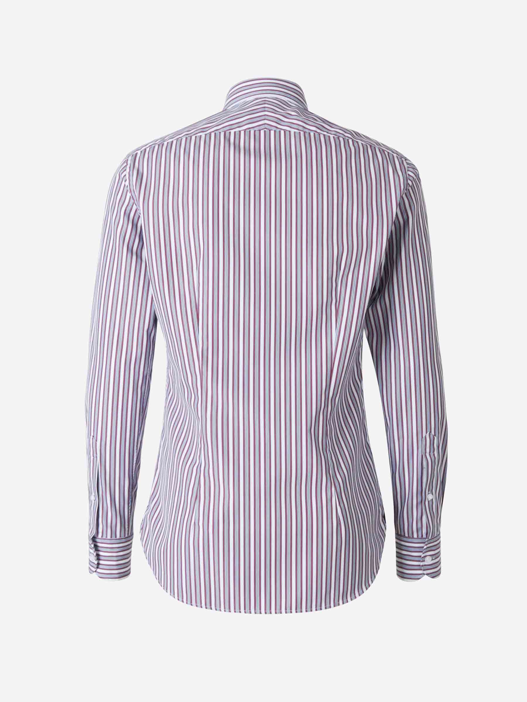 Outlet online Santa Eulalia Hombre Camisa Diseño Rayas color Blanco sku 531-005368 01 - Foto 2