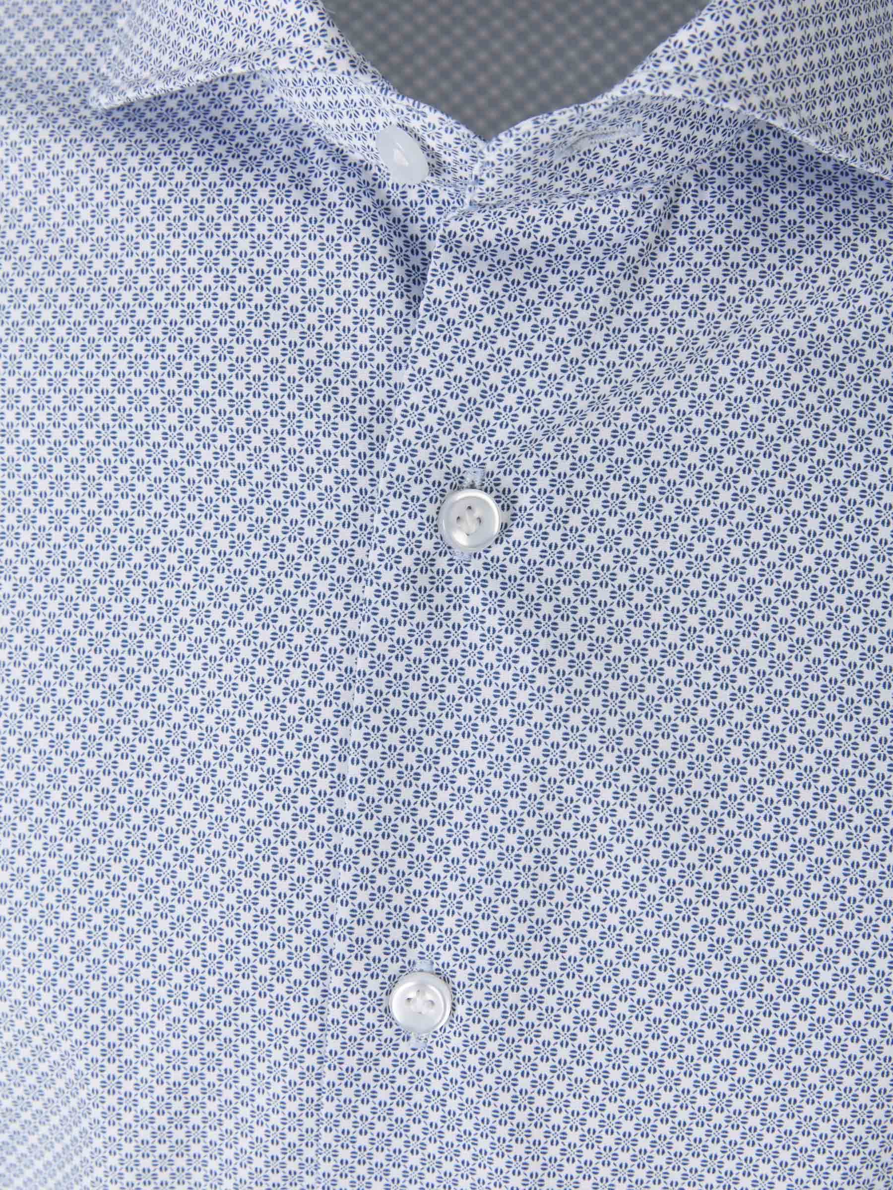 Outlet online Santa Eulalia Hombre Camisa Algodón Motivo Geometrico color Blanco sku 531-005372 01 - Foto 3
