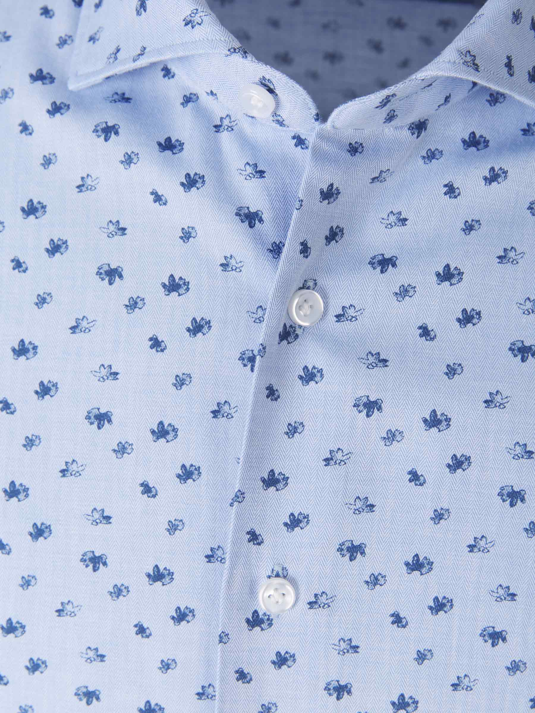 Outlet online Santa Eulalia Hombre Camisa Estampado Floral color Azul Cielo sku 531-005373 01 - Foto 3