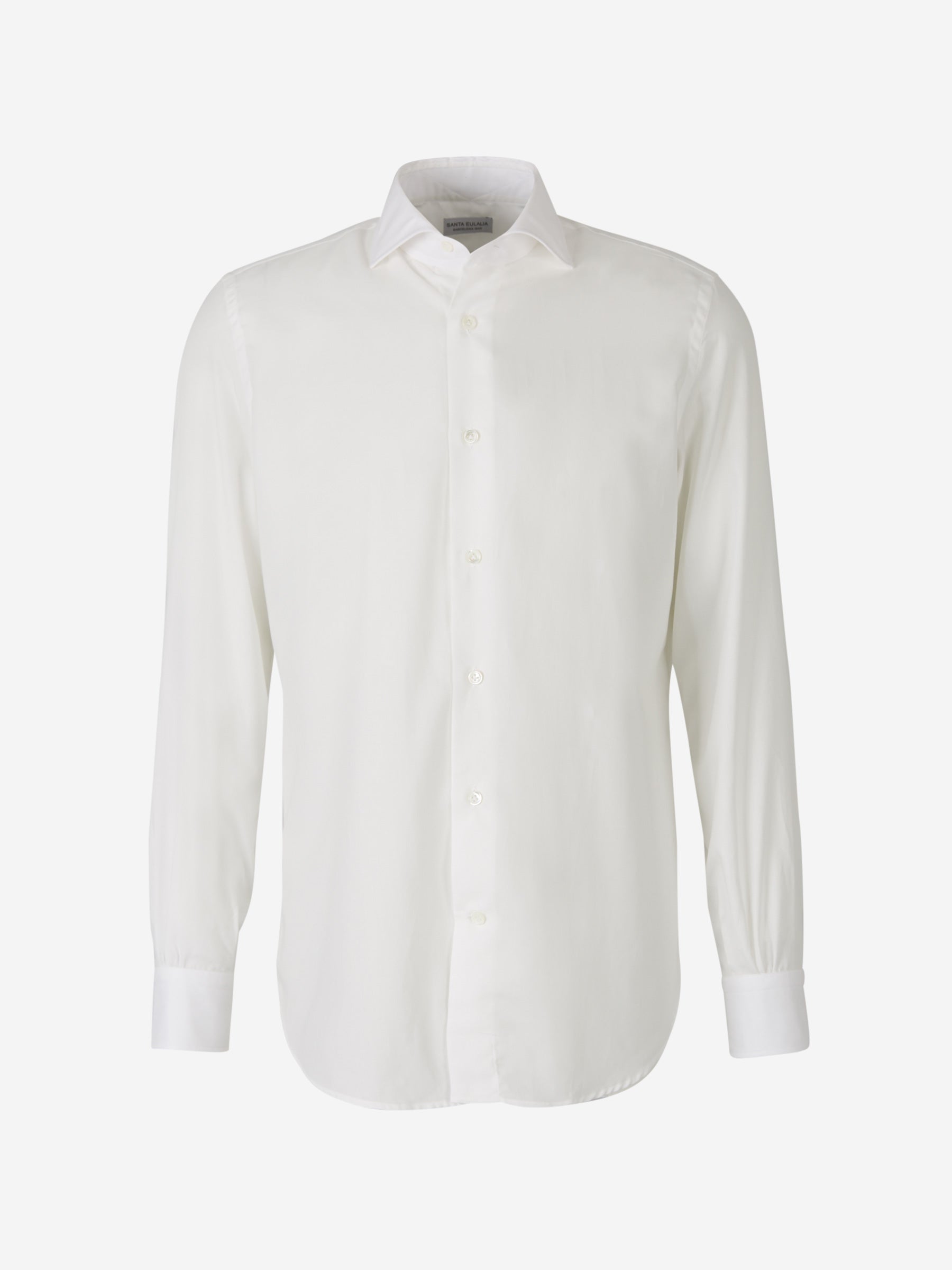 Outlet online Santa Eulalia Hombre Camisa Algodón Lisa color Blanco sku 531-005418 01 - Foto 1
