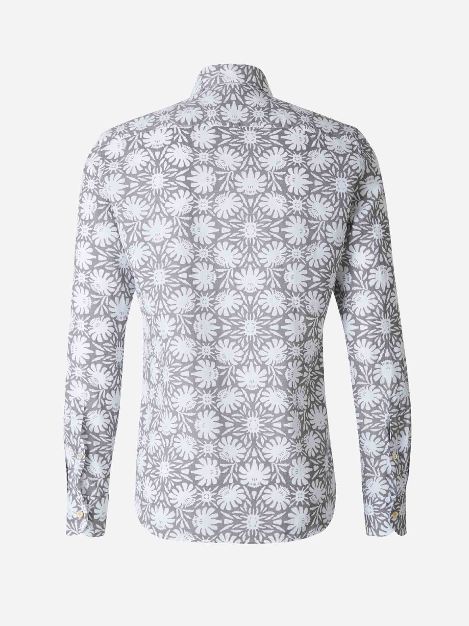 Outlet online Santa Eulalia Hombre Camisa Motivo Floral color Gris Claro sku 531-005580 01 - Foto 2