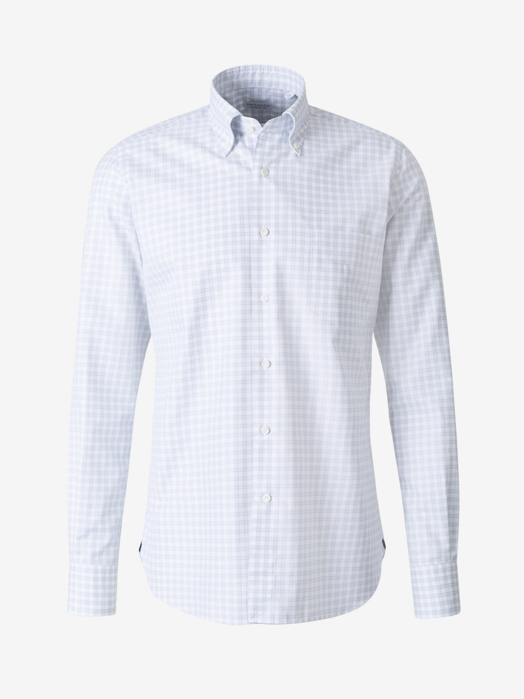 Outlet online Santa Eulalia Hombre Camisa Motivo Cuadros color Azul Cielo sku 531-005585 01 - Foto 1