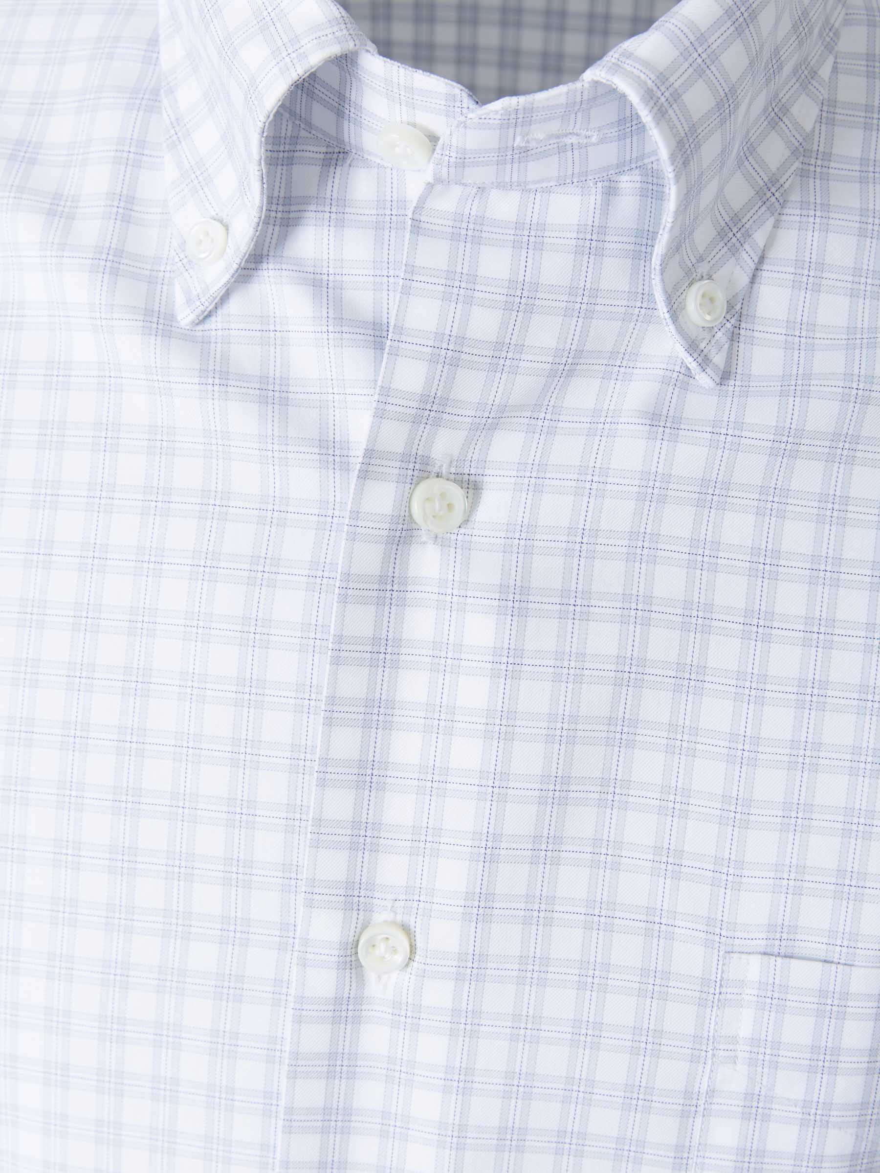 Outlet online Santa Eulalia Hombre Camisa Motivo Cuadros color Azul Cielo sku 531-005585 01 - Foto 3