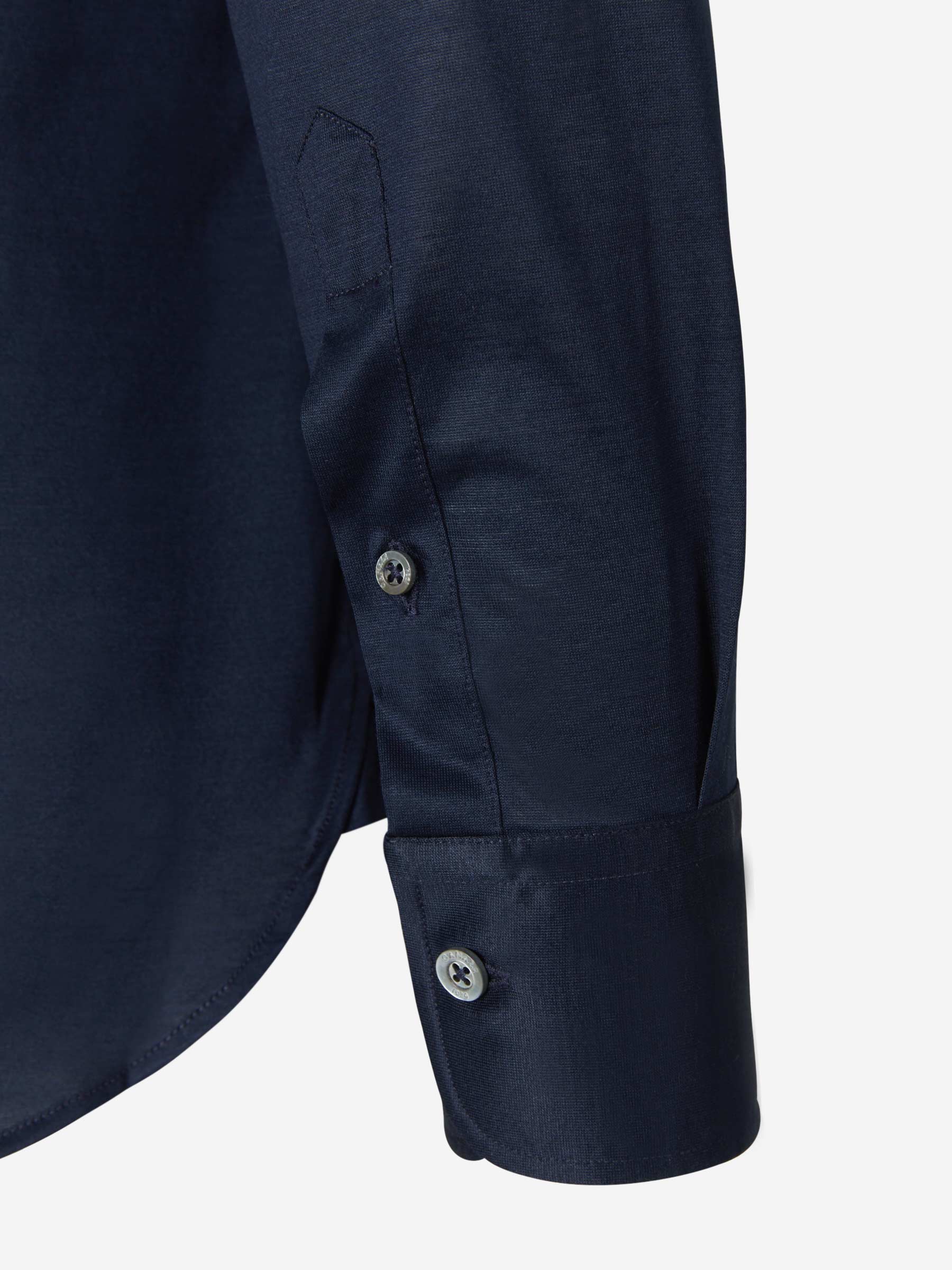 Outlet online Canali Hombre Camisa Punto Algodón color Azul Noche sku 531-005596 02 - Foto 4
