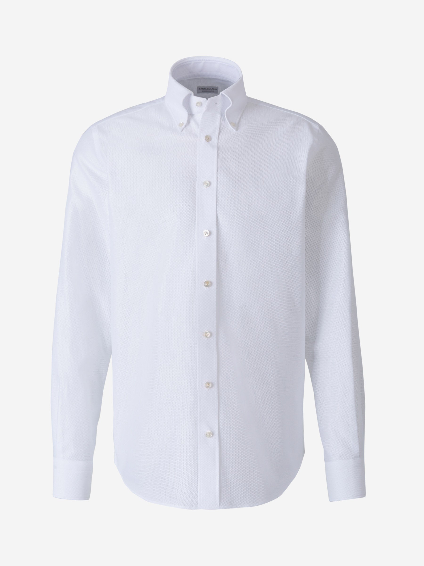 Outlet online Santa Eulalia Hombre Camisa Punto Texturizado color Blanco sku 531-005599 01 - Foto 1