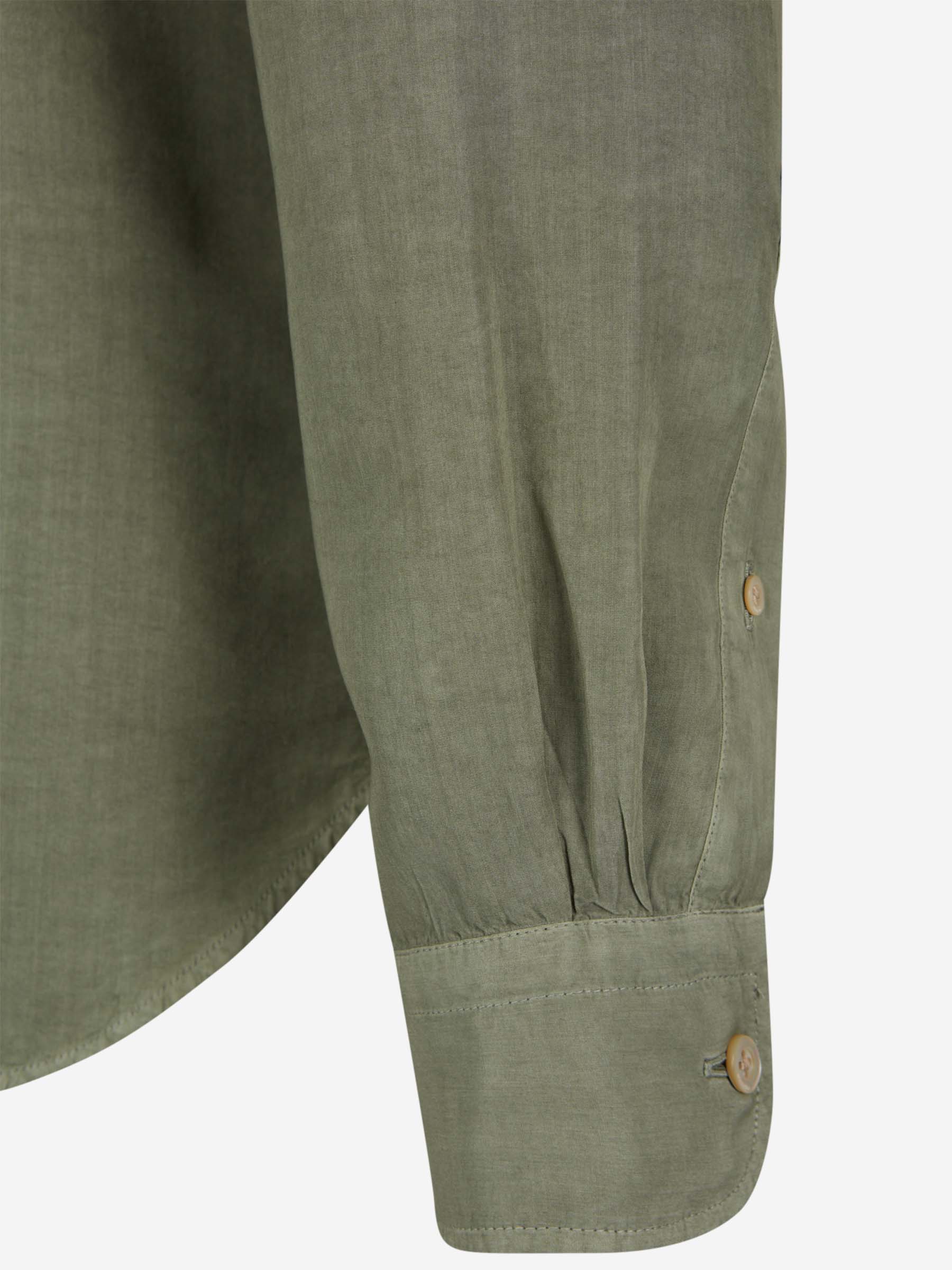 Outlet online Boglioli Hombre Camisa Fluida Lisa color Azul Noche sku 531-005831 03 - Foto 4