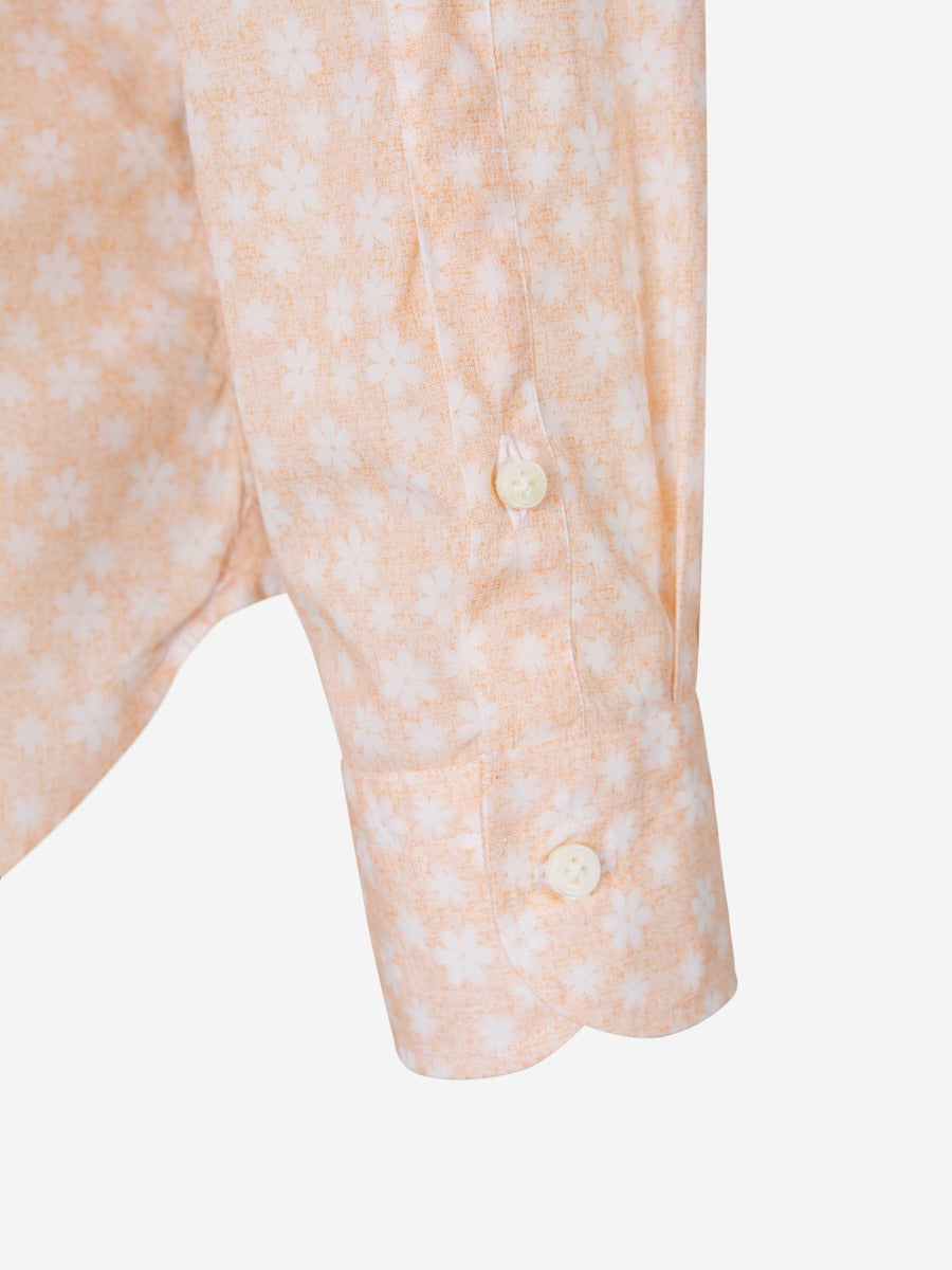 Outlet online Vincenzo di Ruggiero Hombre Camisa Floral Algodón color Salmón sku 531-005868 01 - Foto 4
