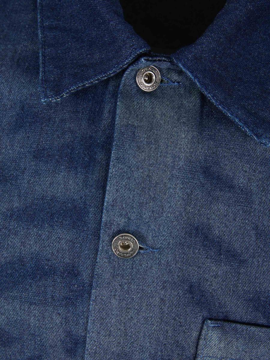 Outlet online Off-White Hombre Camisa Denim Motivo Esqueleto color Azul Denim sku 531-005889 01 - Foto 3