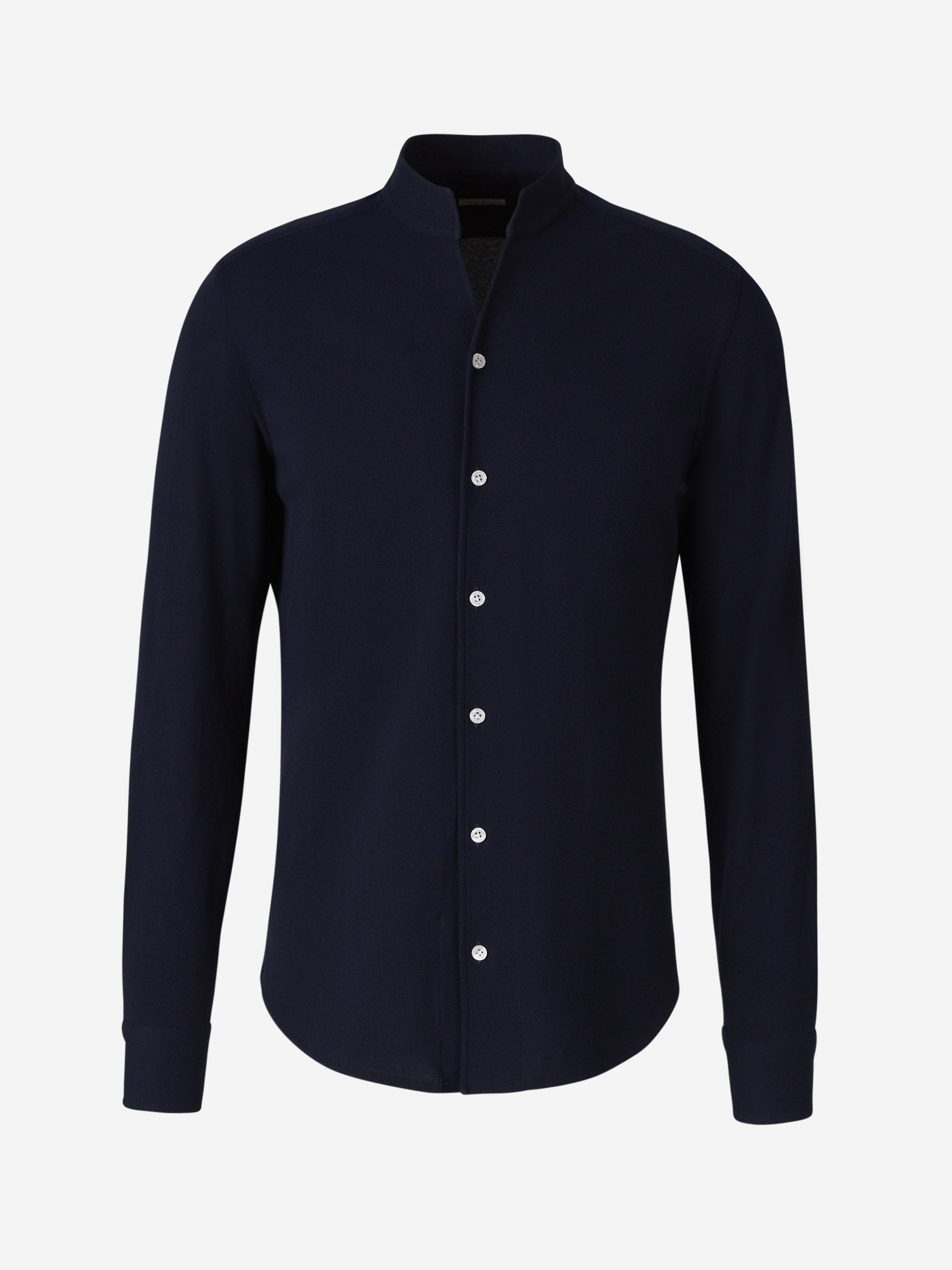 Outlet online Santa Eulalia Hombre Camisa Piqué Cuello Mao color Blanco sku 531-005909 01 - Foto 5
