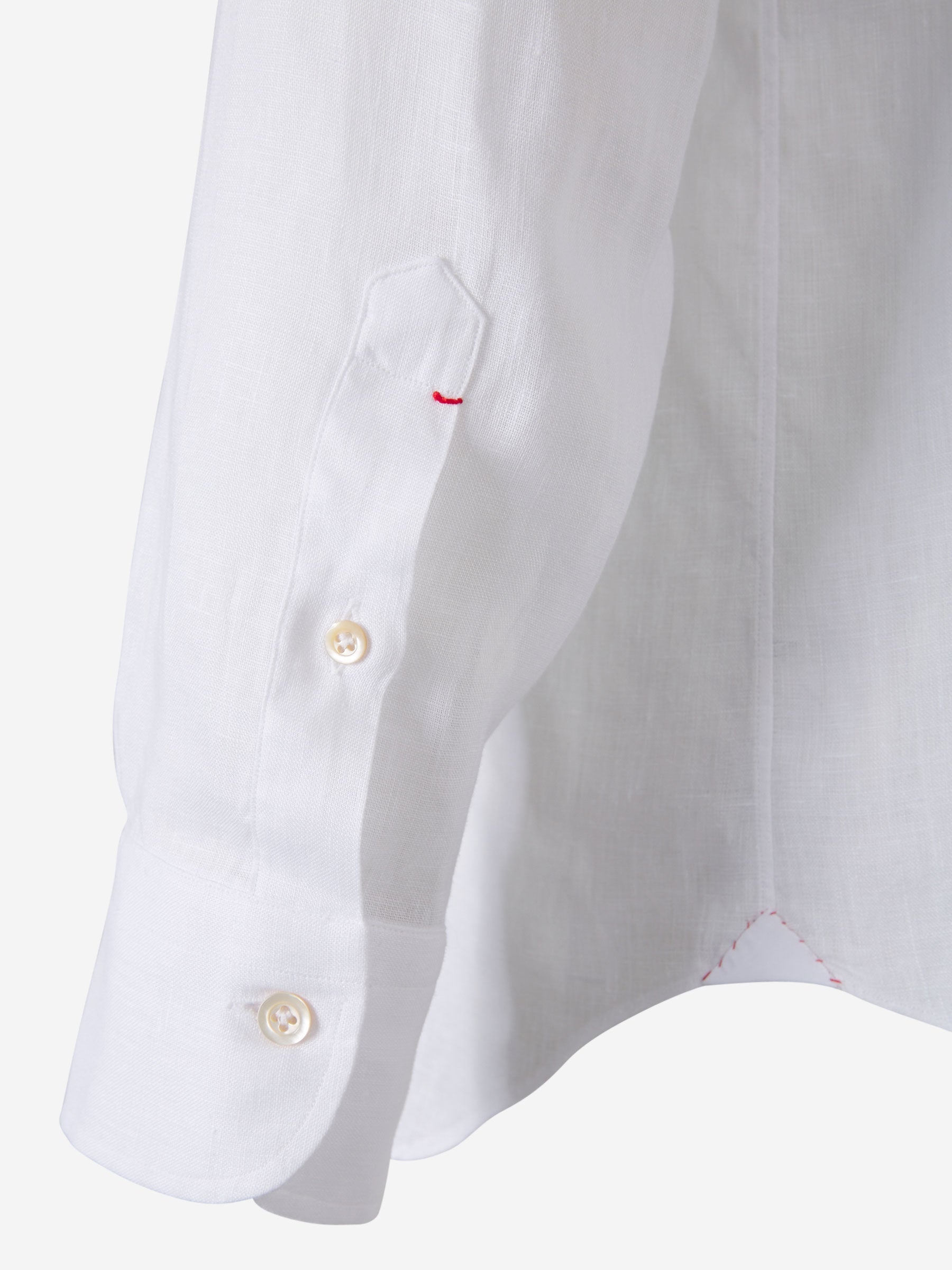Outlet online Santa Eulalia Hombre Camisa Lino color Blanco sku 531-005937 01 - Foto 3