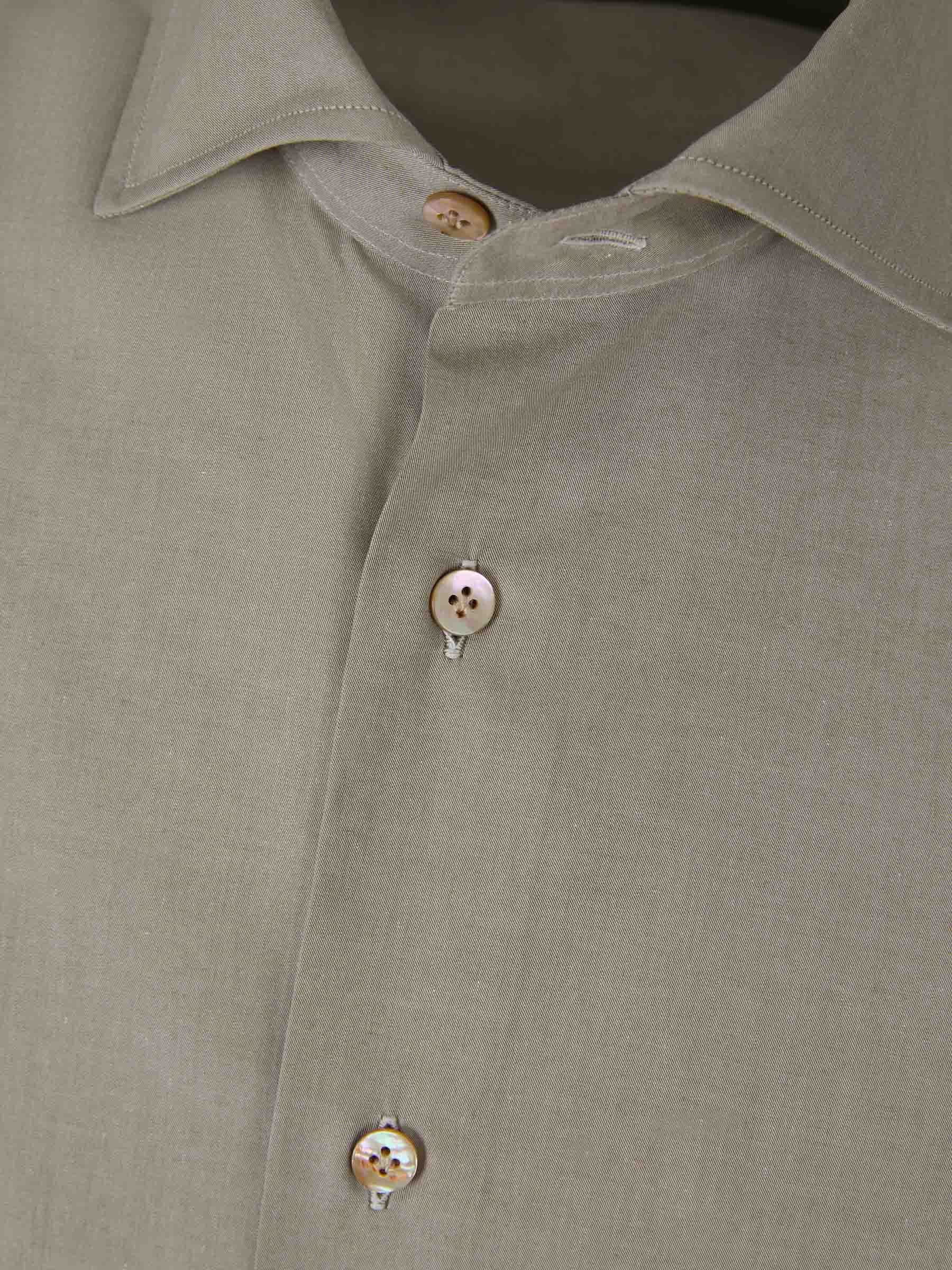 Outlet online Santa Eulalia Hombre Camisa Lisa Algodón color Blanco sku 531-005941 01 - Foto 7