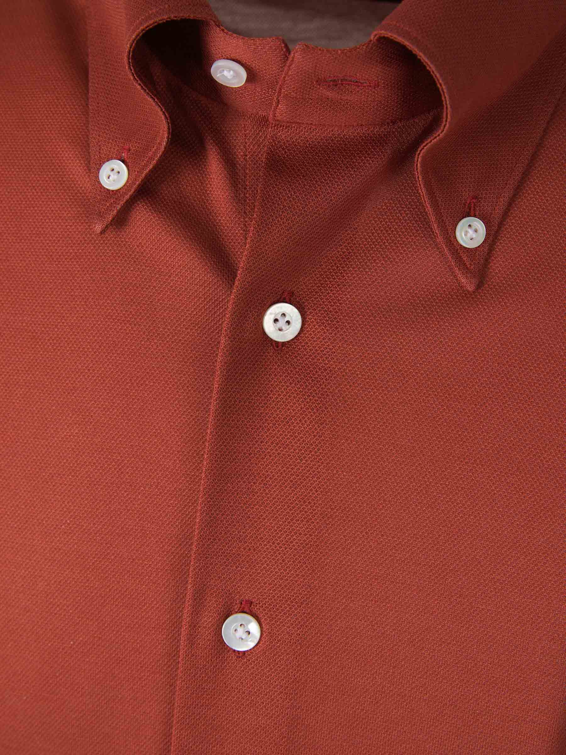 Outlet online Fray Hombre Camisa Algodón Piqué color Verde Oscuro sku 531-005956 04 - Foto 7