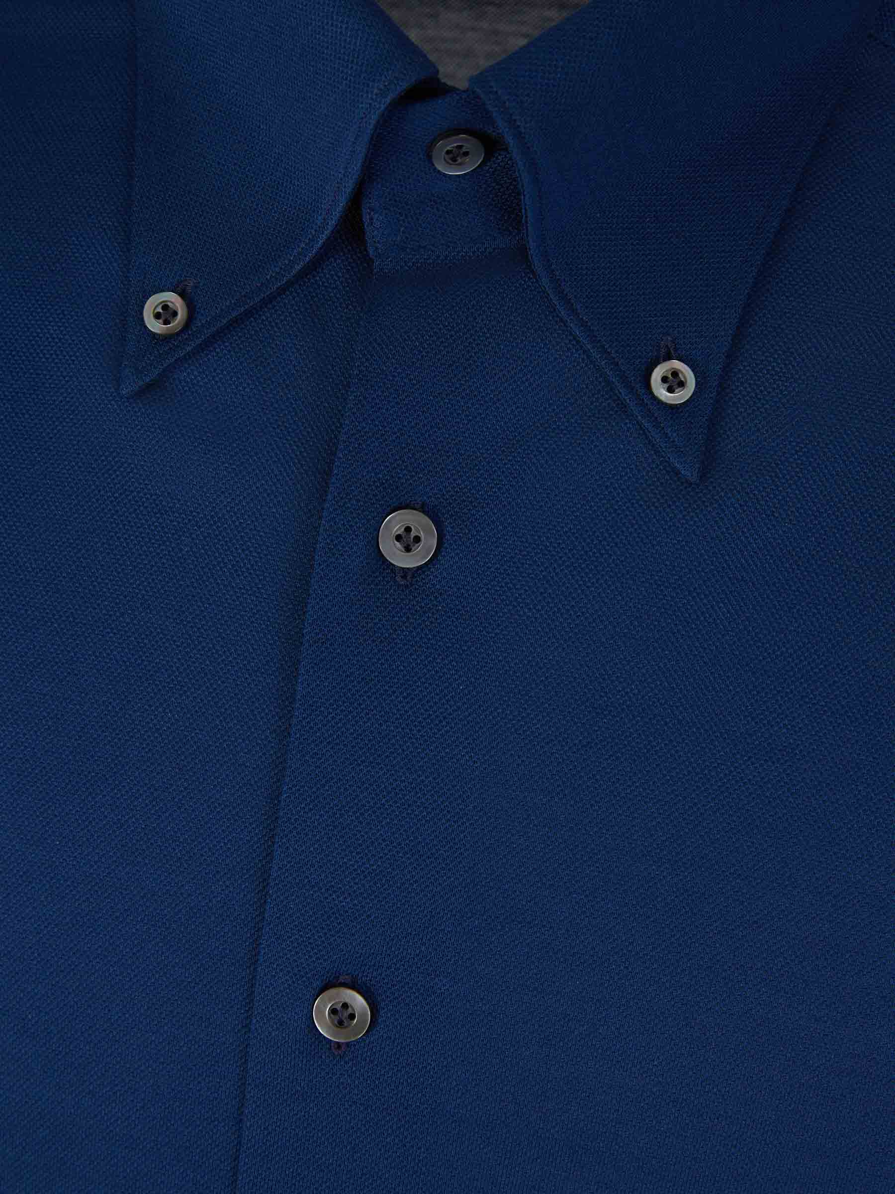Fray Hombre Barcelona Camisa Algodón Piqué color Azul Marino sku 531-005956 07 - Foto 3