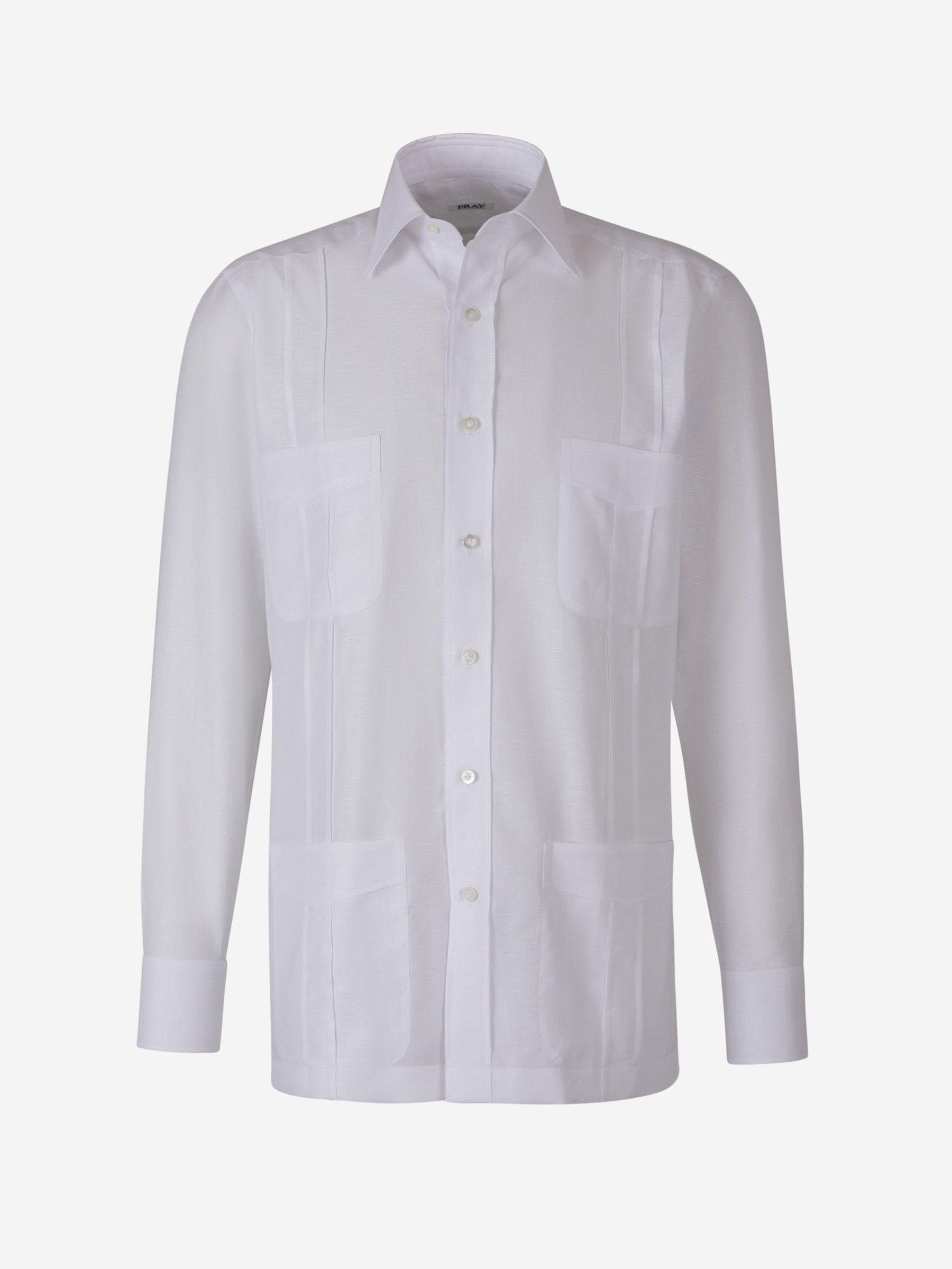 Outlet online Fray Hombre Camisa Algodón Y Lino color Blanco sku 531-005957 01 - Foto 1