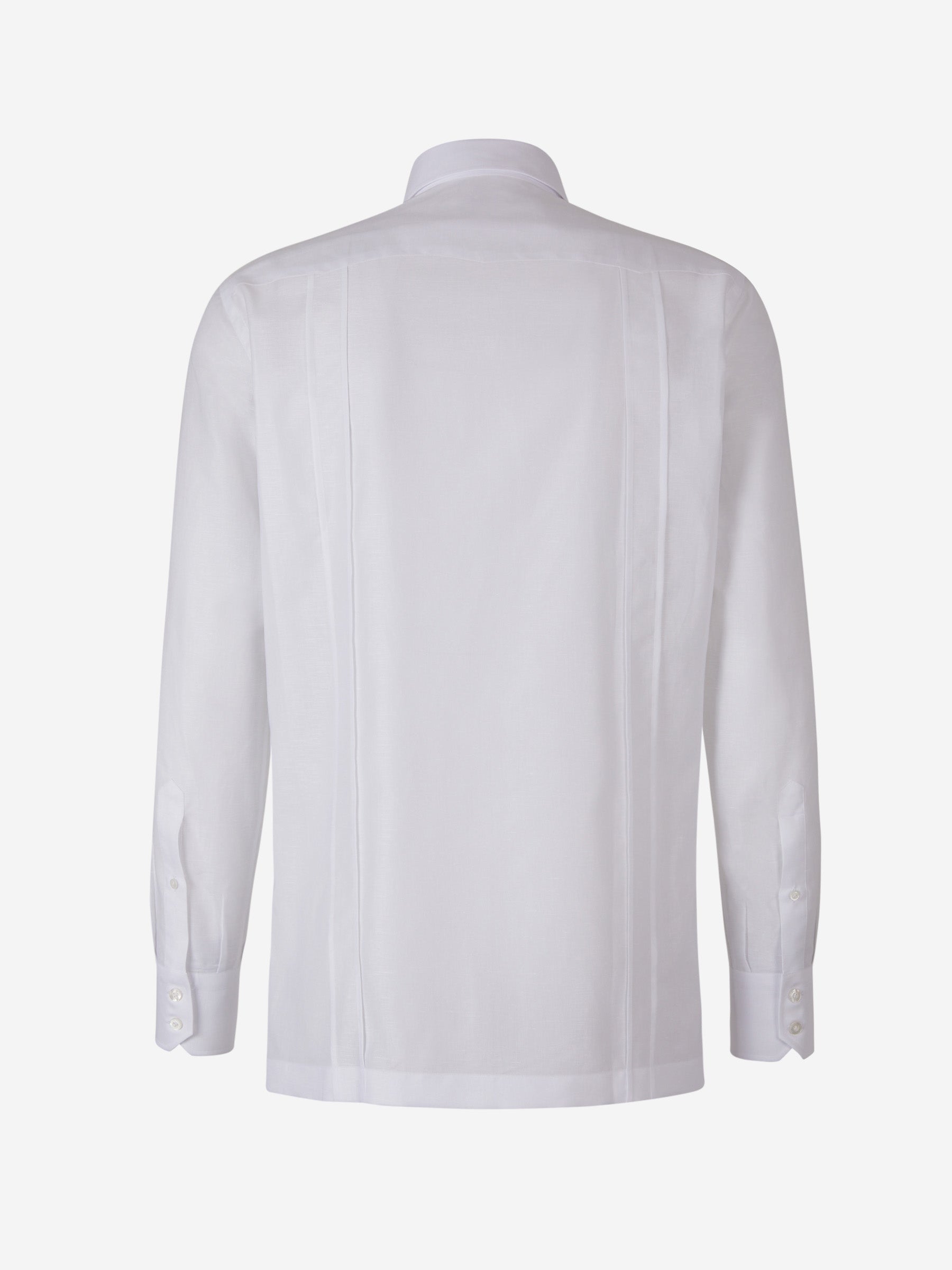 Outlet online Fray Hombre Camisa Algodón Y Lino color Blanco sku 531-005957 01 - Foto 2