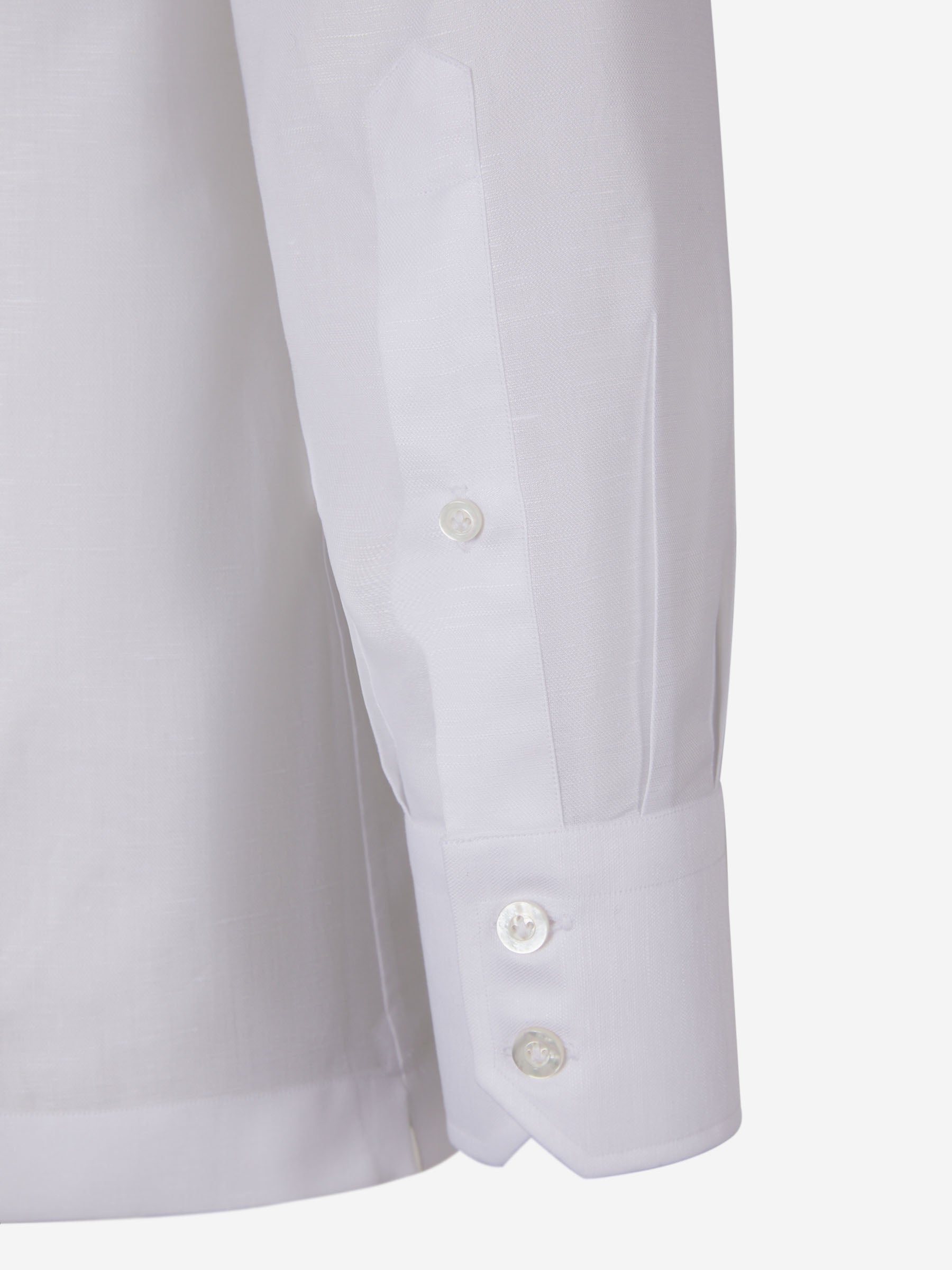 Outlet online Fray Hombre Camisa Algodón Y Lino color Blanco sku 531-005957 01 - Foto 4