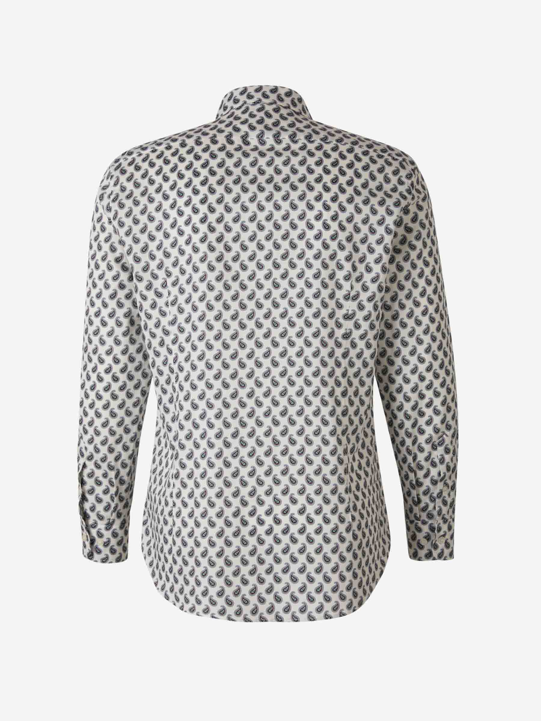 Outlet online Etro Hombre Camisa Paisley Algodón color Blanco sku 531-005983 01 - Foto 2