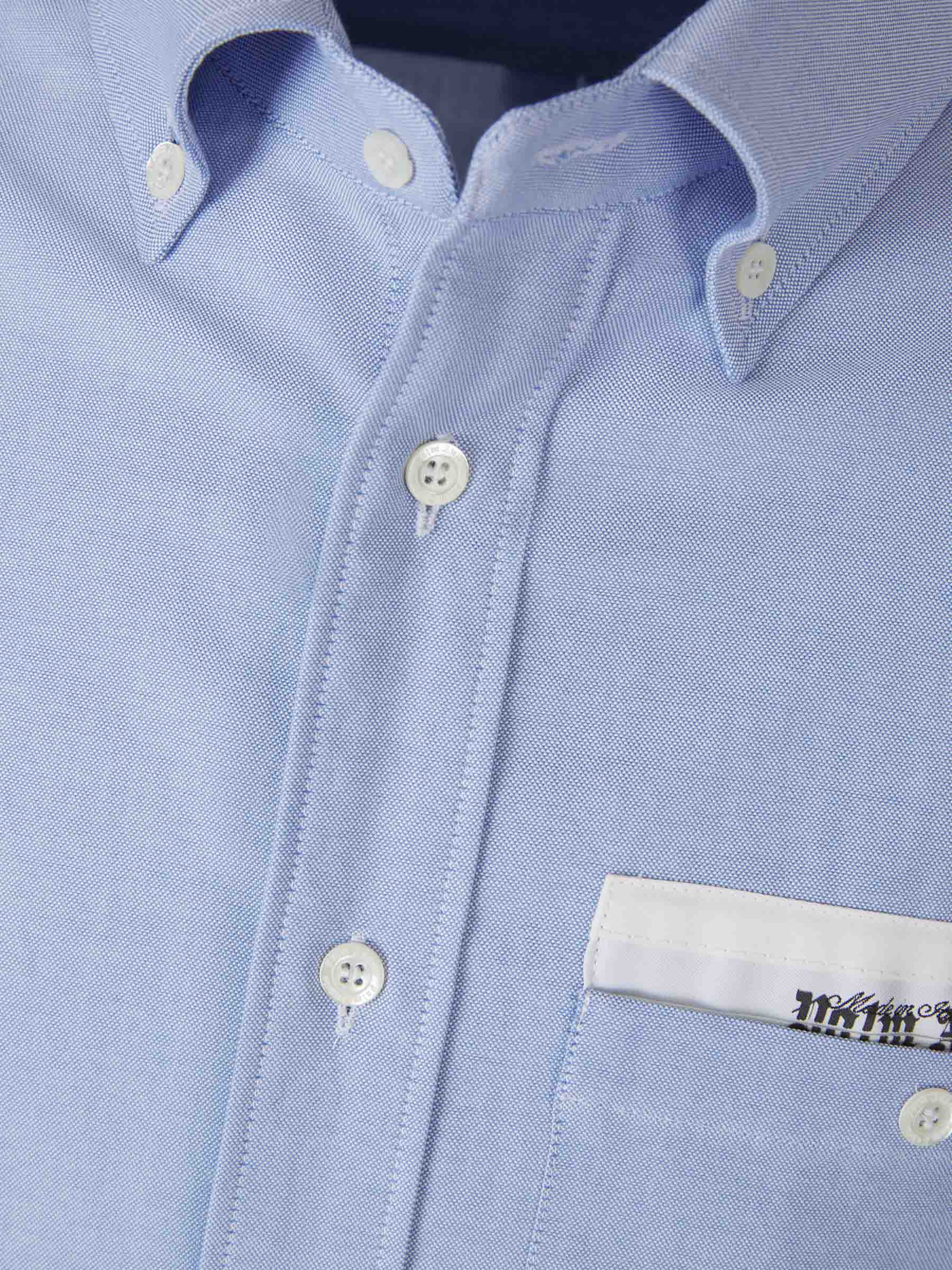 Outlet online Palm Angels Hombre Camisa Parche Logo color Azul Denim sku 531-006014 01 - Foto 3