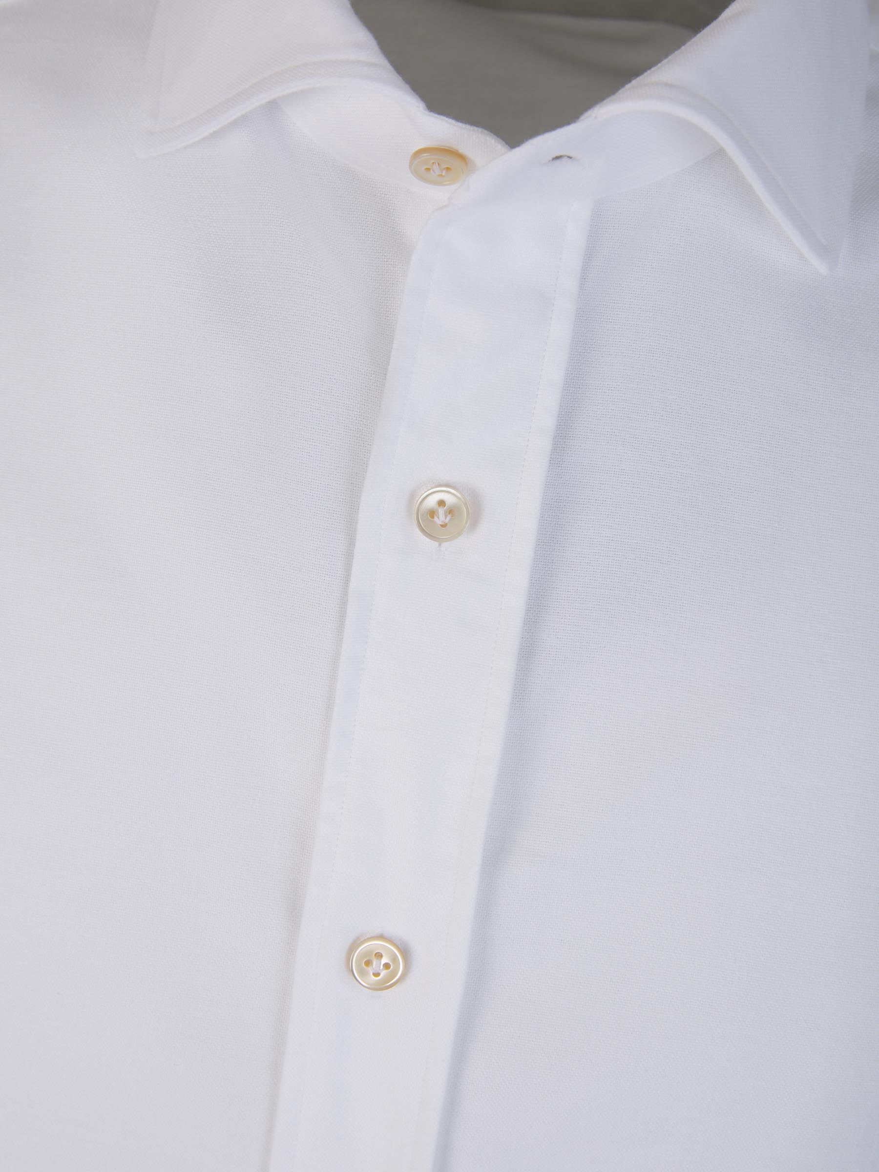 Outlet online Borrelli Hombre Camisa Oxford Algodón color Azul Cielo sku 531-006035 02 - Foto 3