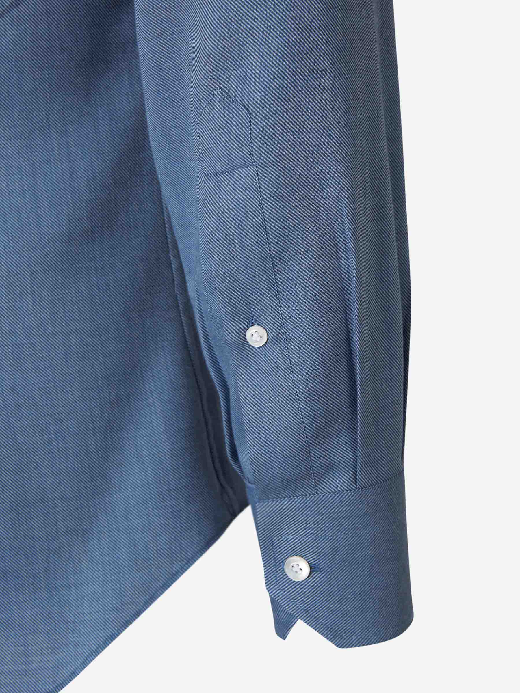 Outlet online Fray Hombre Camisa Algodón Y Cashmere color Blanco sku 531-006070 01 - Foto 12