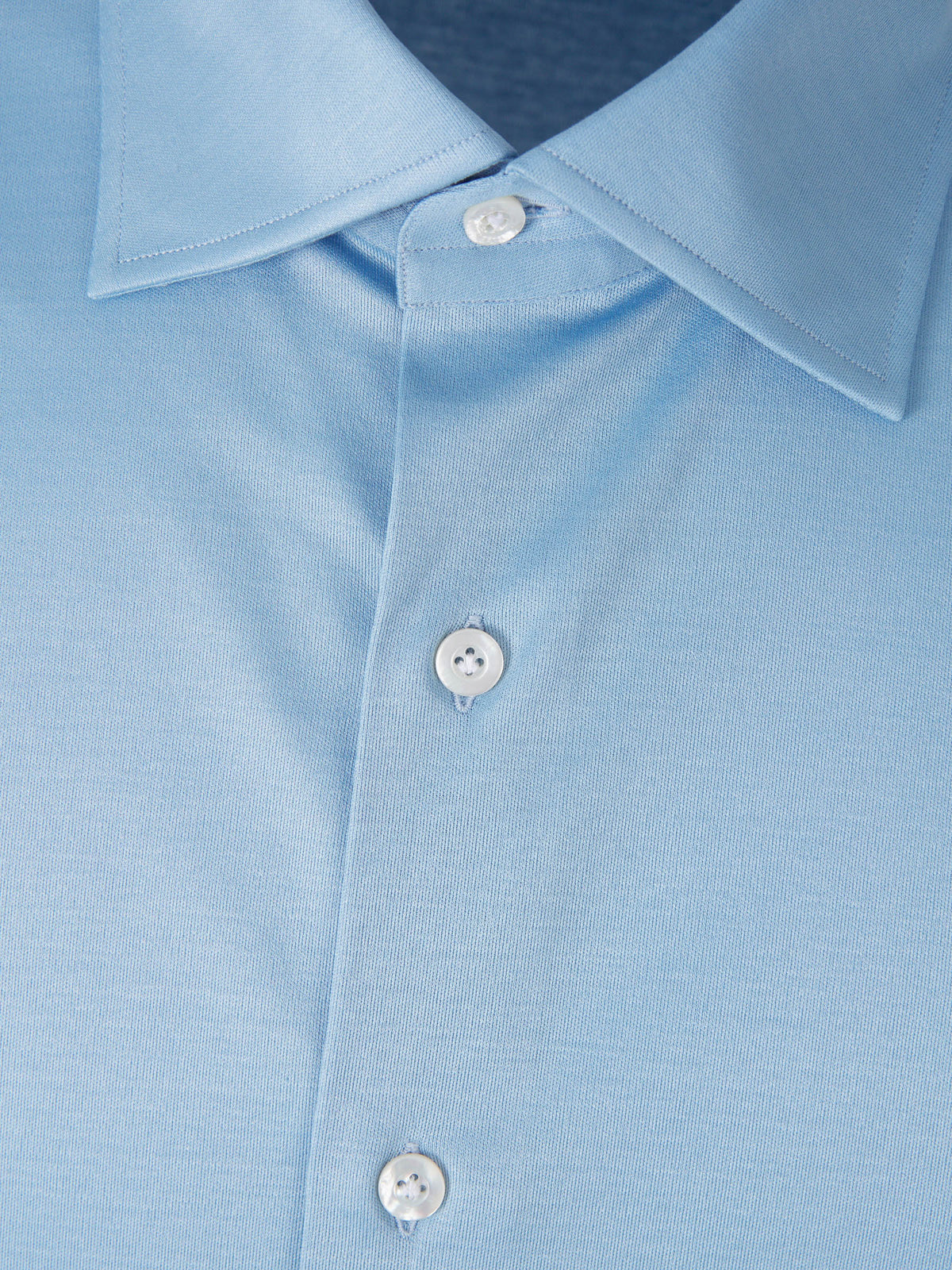 Fray Hombre Barcelona Camisa Micro Punto color Azul Celeste sku 531-006072 08 - Foto 3