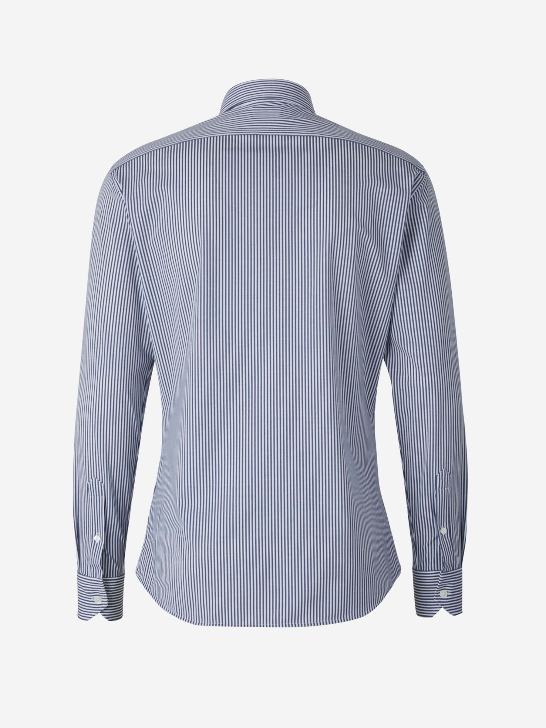Outlet online Traiano Milano Hombre Camisa Motivo Rayas color Azul Denim sku 531-006077 01 - Foto 2